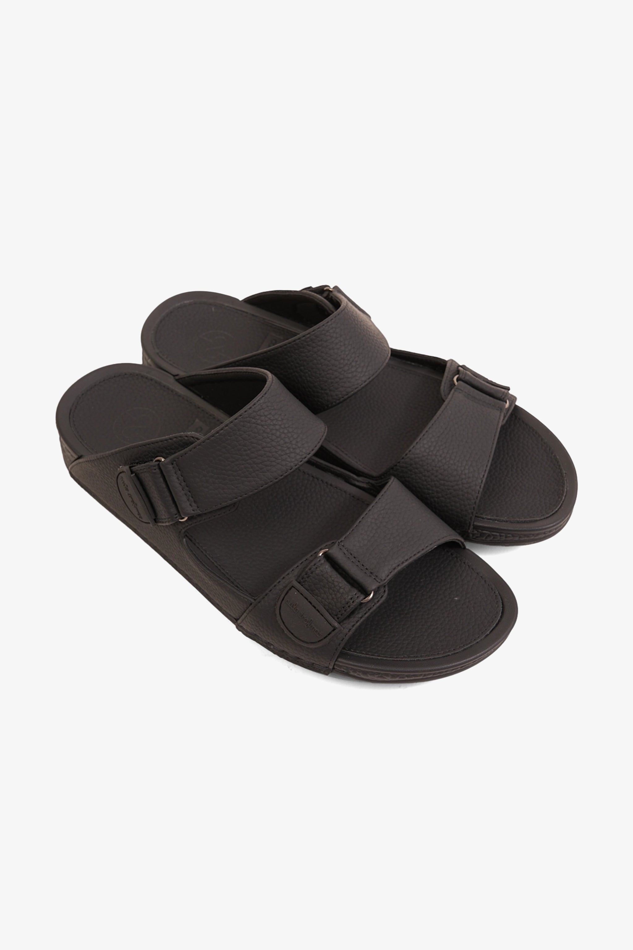 COMFORT PLUS ELITE CUSHION ARABIC SANDALS BLACK - Seventy7