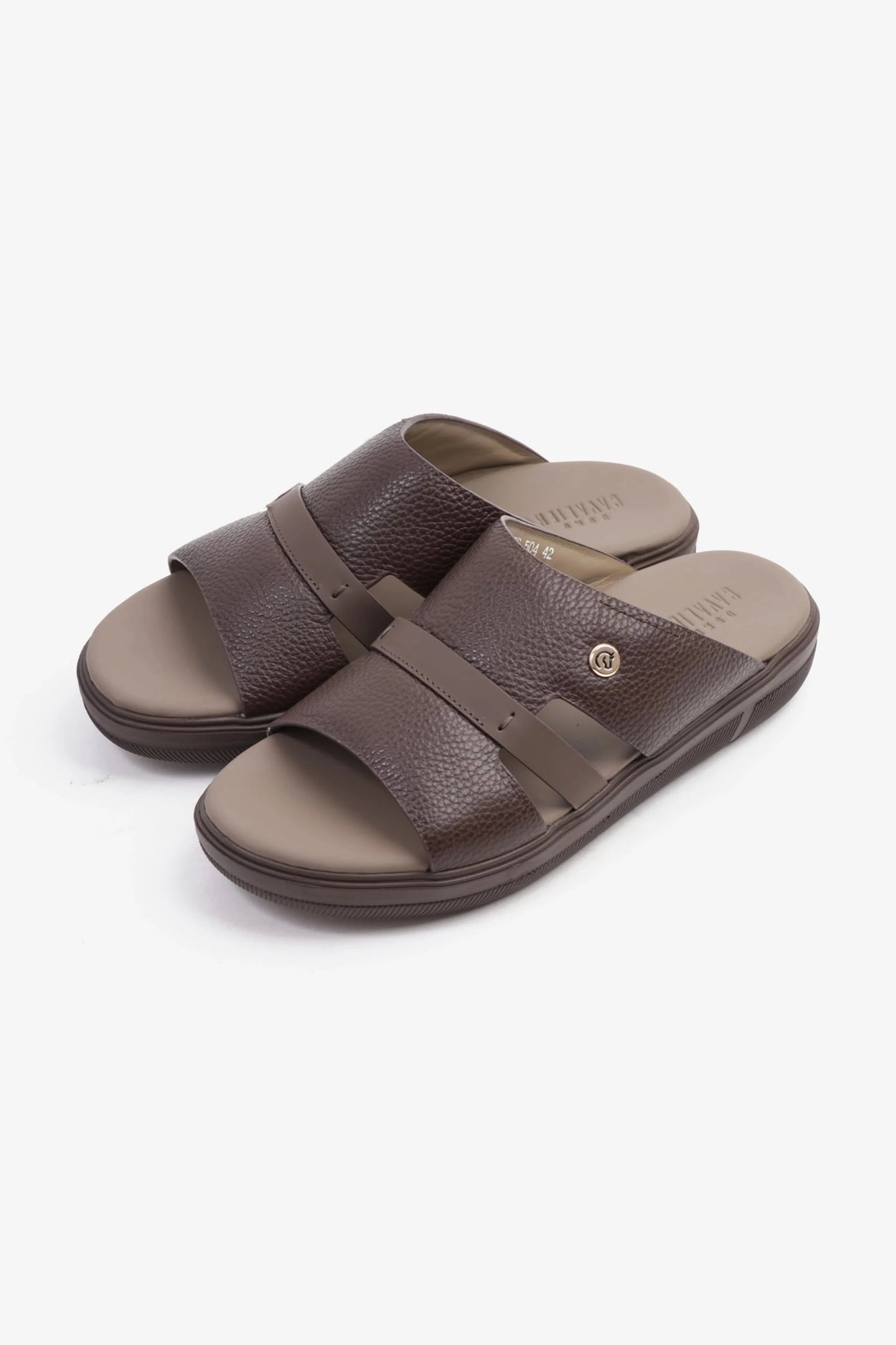 UOMO CAVALIER ARABIC SANDALS MEN'S CRAFTED GENUINE LEATHER DATE - Seventy7