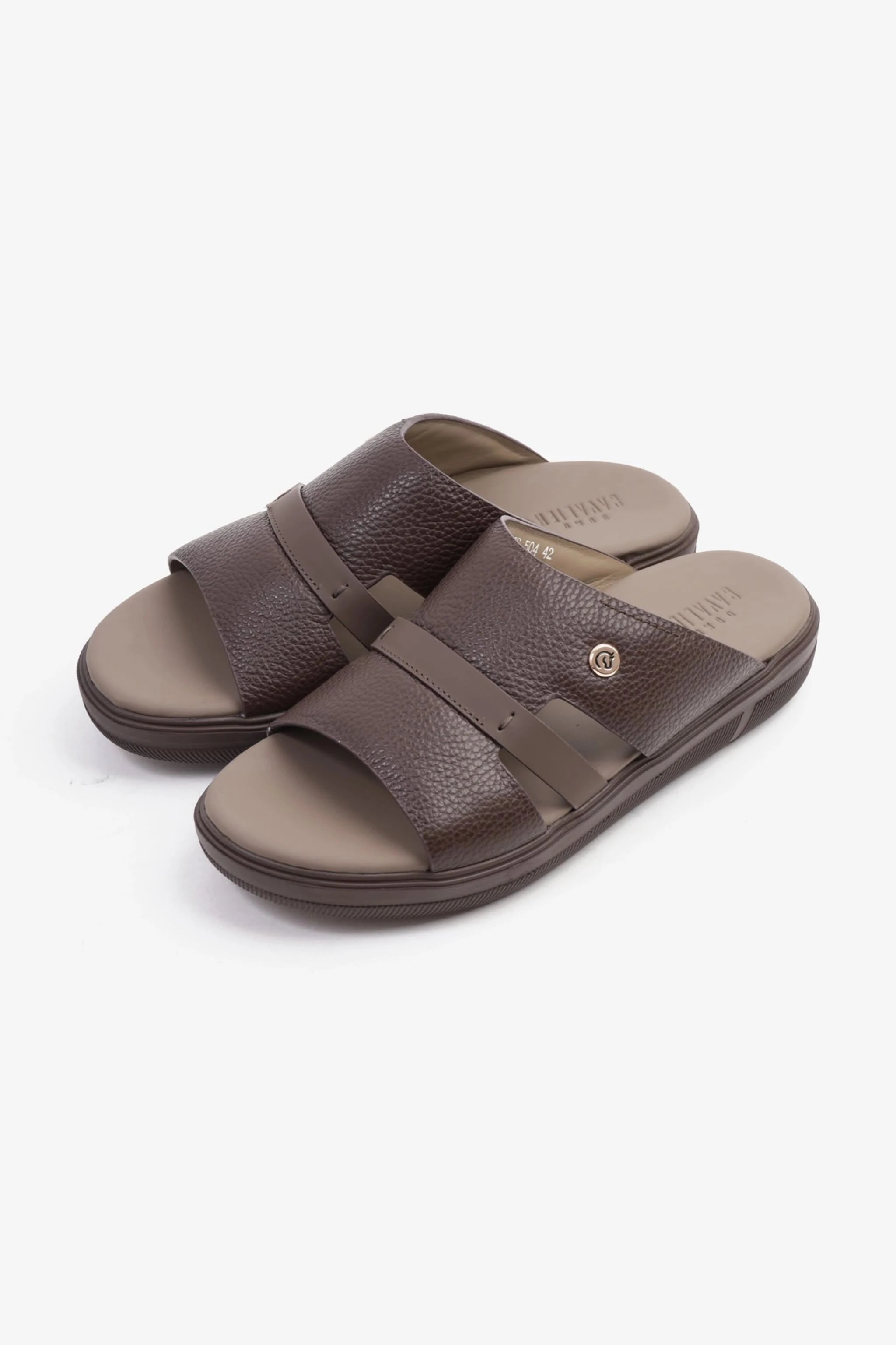 UOMO CAVALIER ARABIC SANDALS MEN'S CRAFTED GENUINE LEATHER DATE - Seventy7