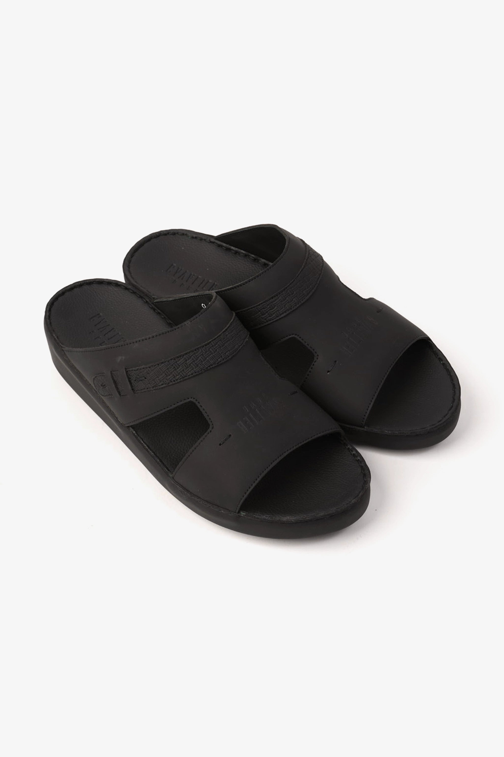 UOMO CAVALIER MENS SANDALS - CV1109 BLACK - Seventy7
