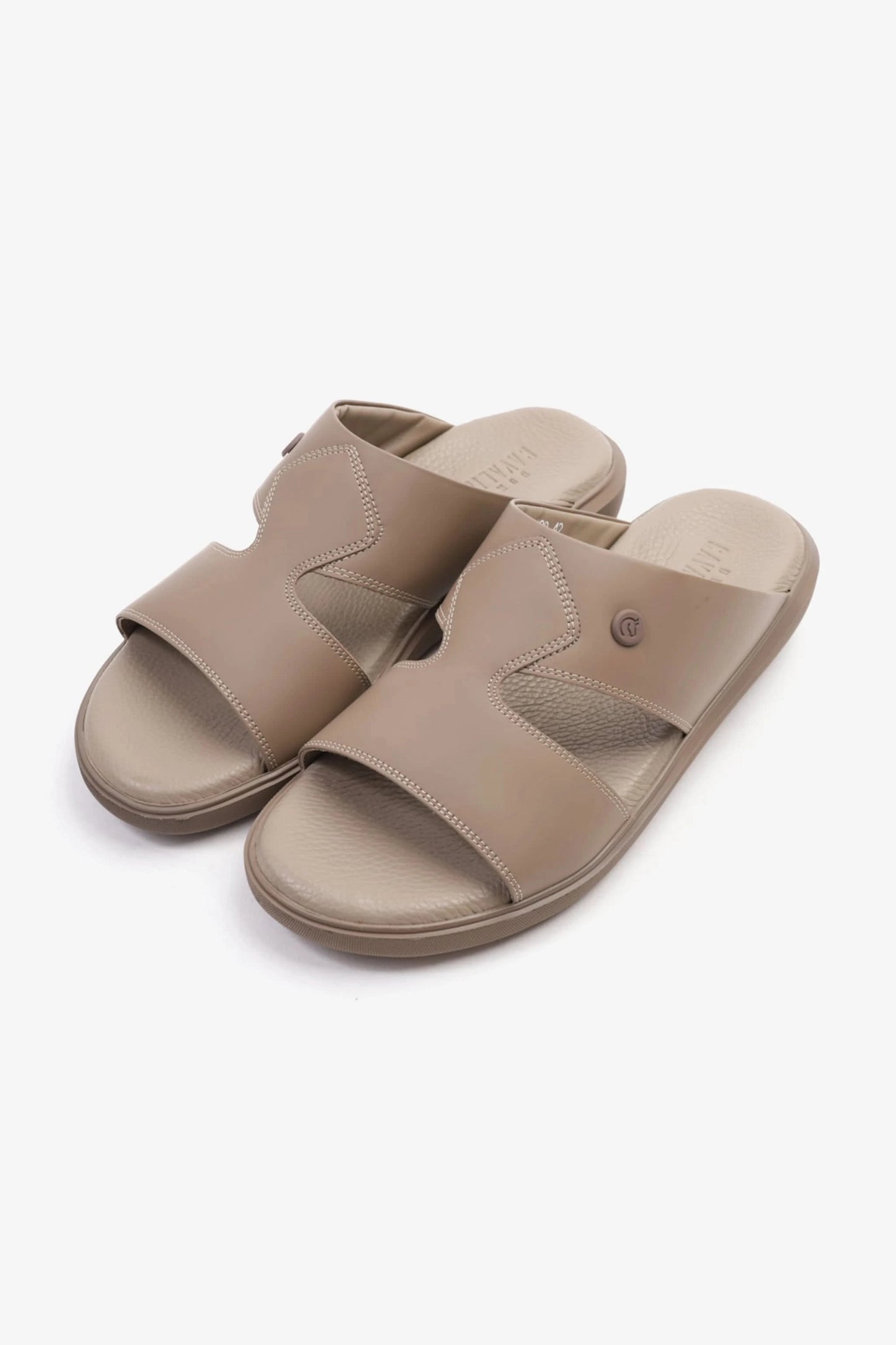 Uomo Cavalier Stylish Comfortable Footbed, Adjustable Side Clasp Stone - Seventy7