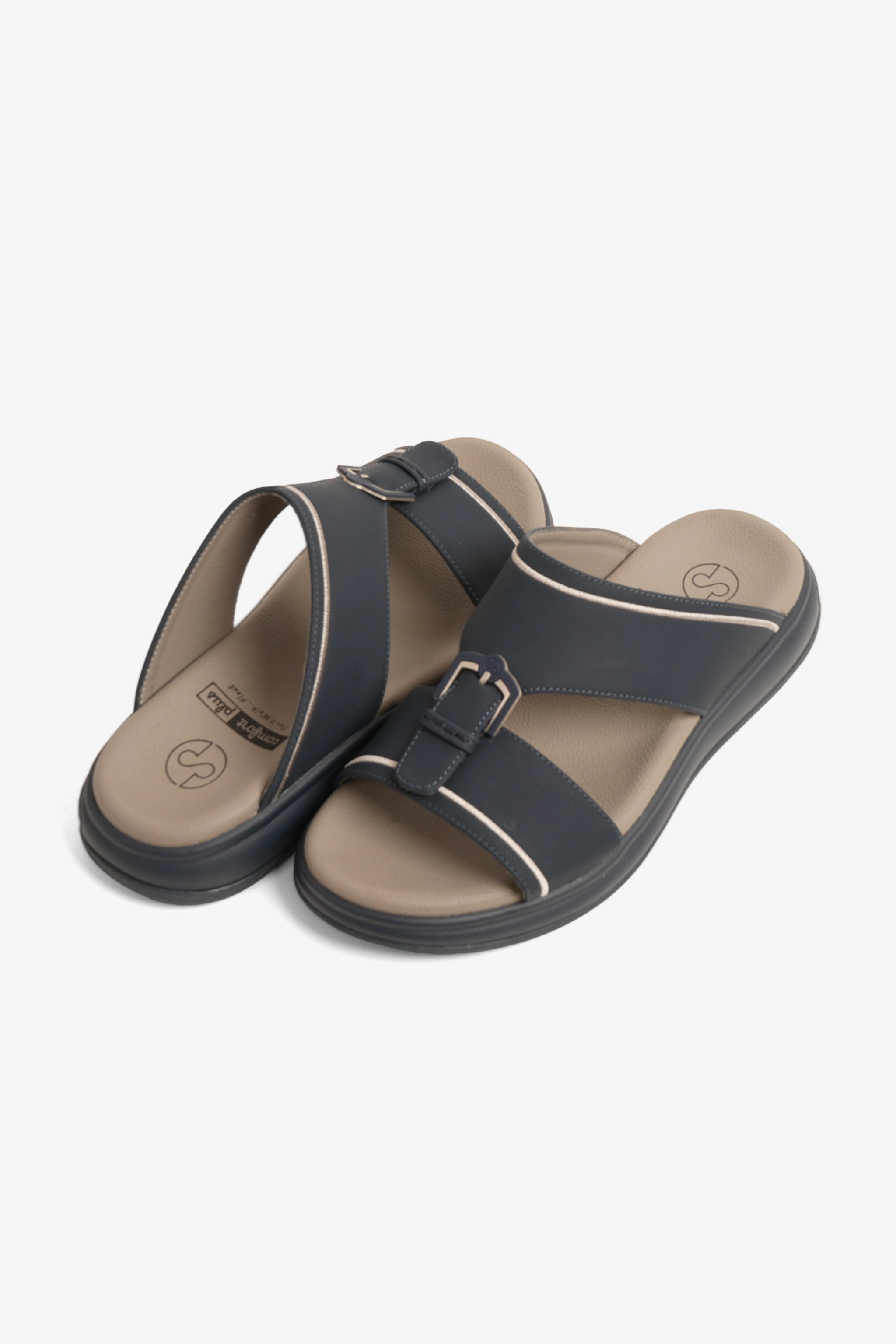 COMFORT PLUS MEN'S ADAPT ARABIC SANDALS NAVY - Seventy7