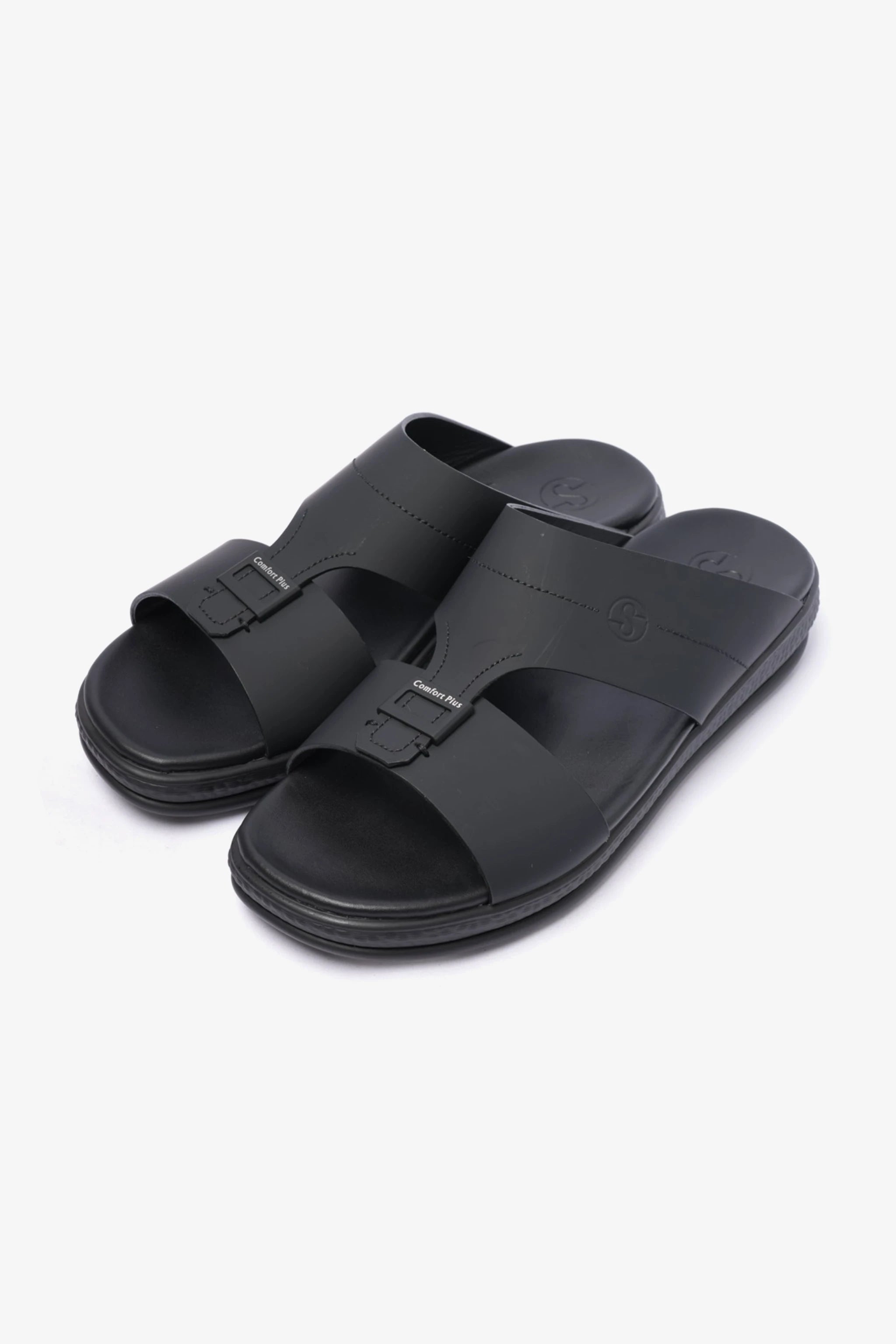 COMFORT PLUS TIMELESS DESIGN MENS SANDALS BLACK - Seventy7