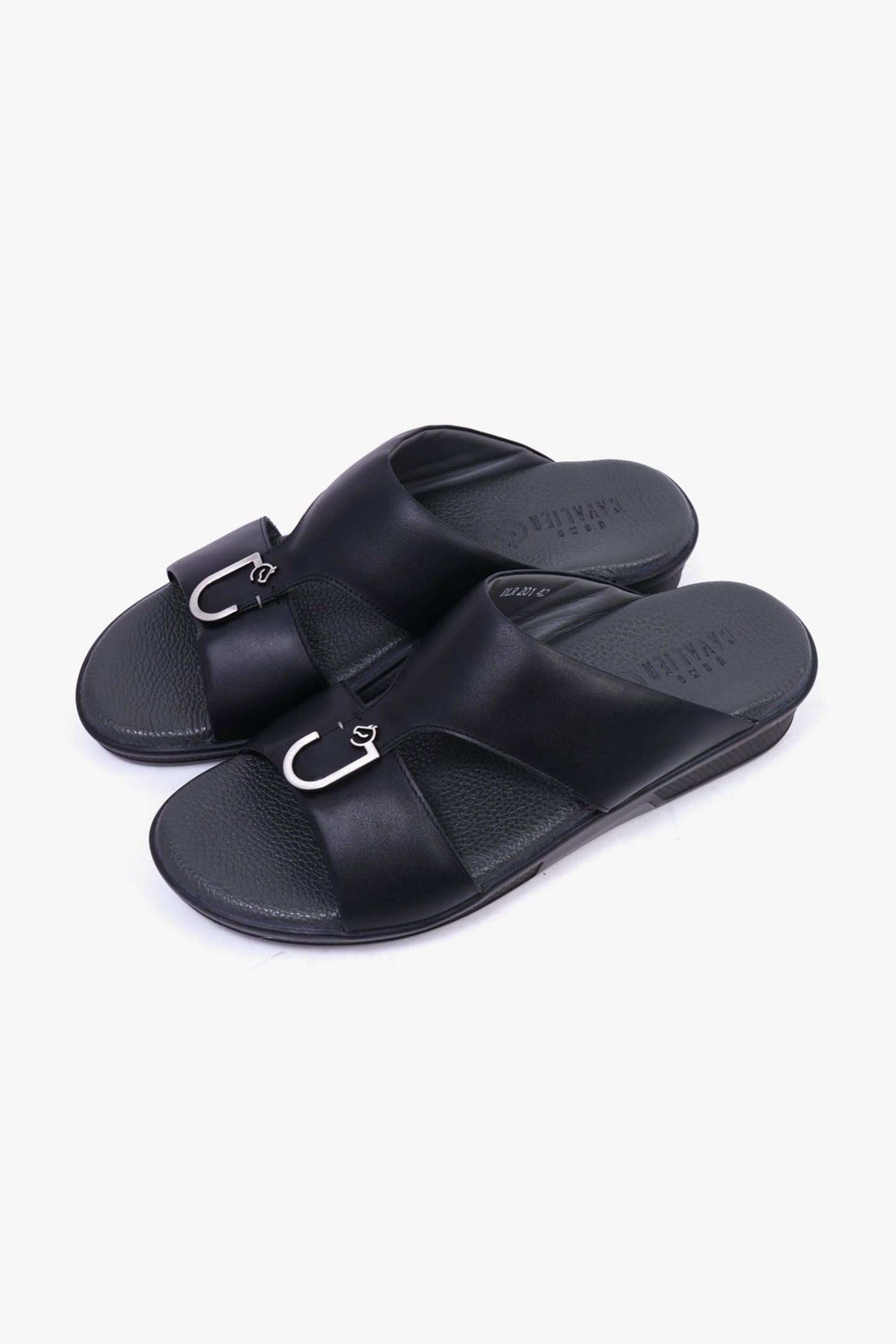 UOMO CAVALIER MENS SANDALS  - DLR 201 BLACK - Seventy7