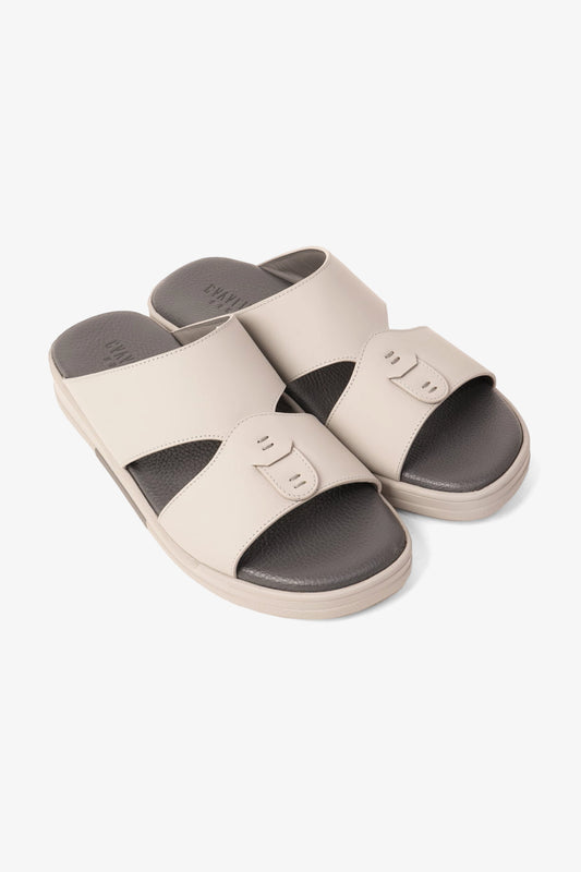UOMO CAVALIER MENS SANDALS  -  HAR 329 LIGHT GREY - Seventy7
