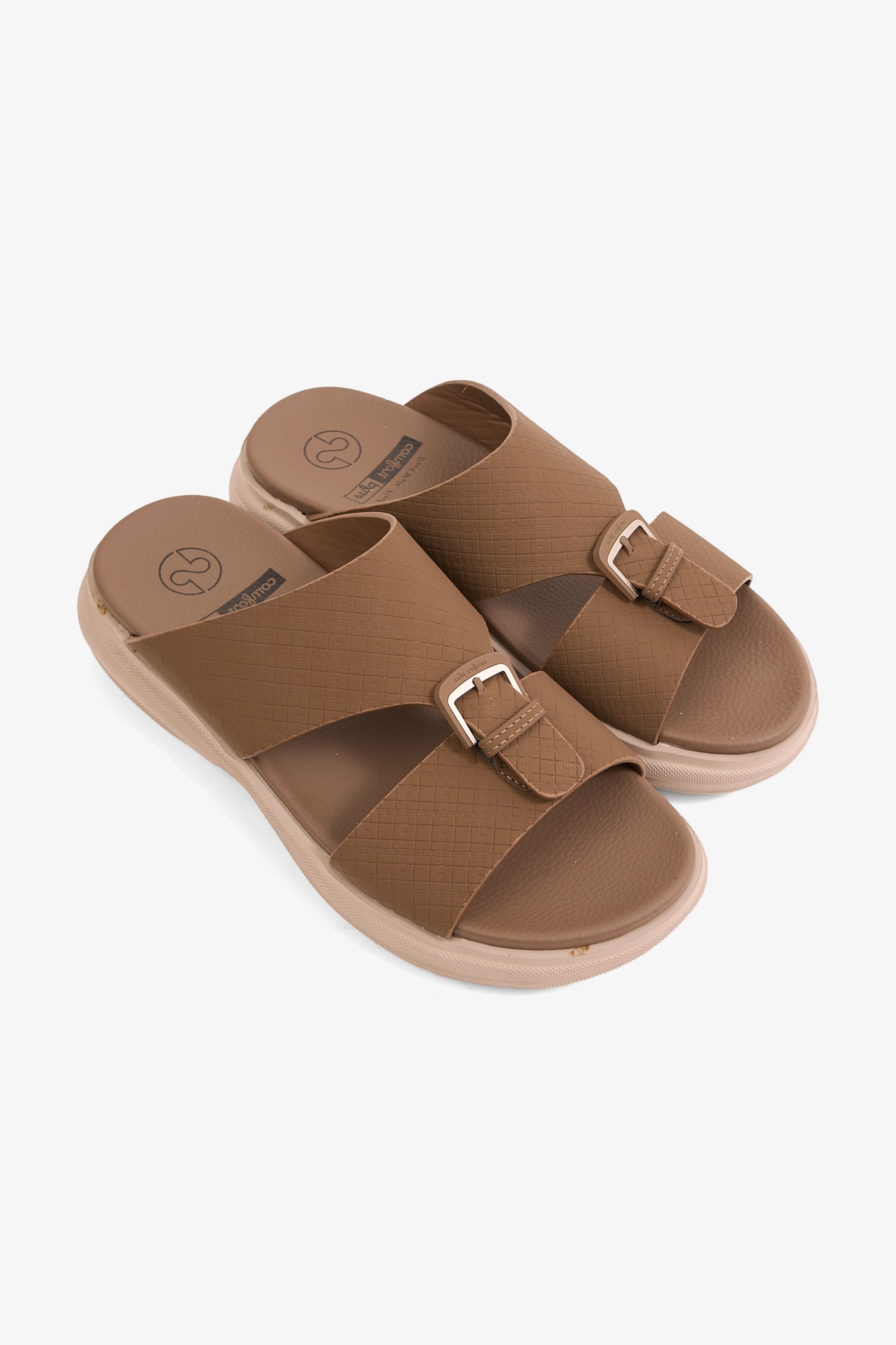 COMFORT PLUS PURE MOTION ARABIC SANDALS BROWN - Seventy7