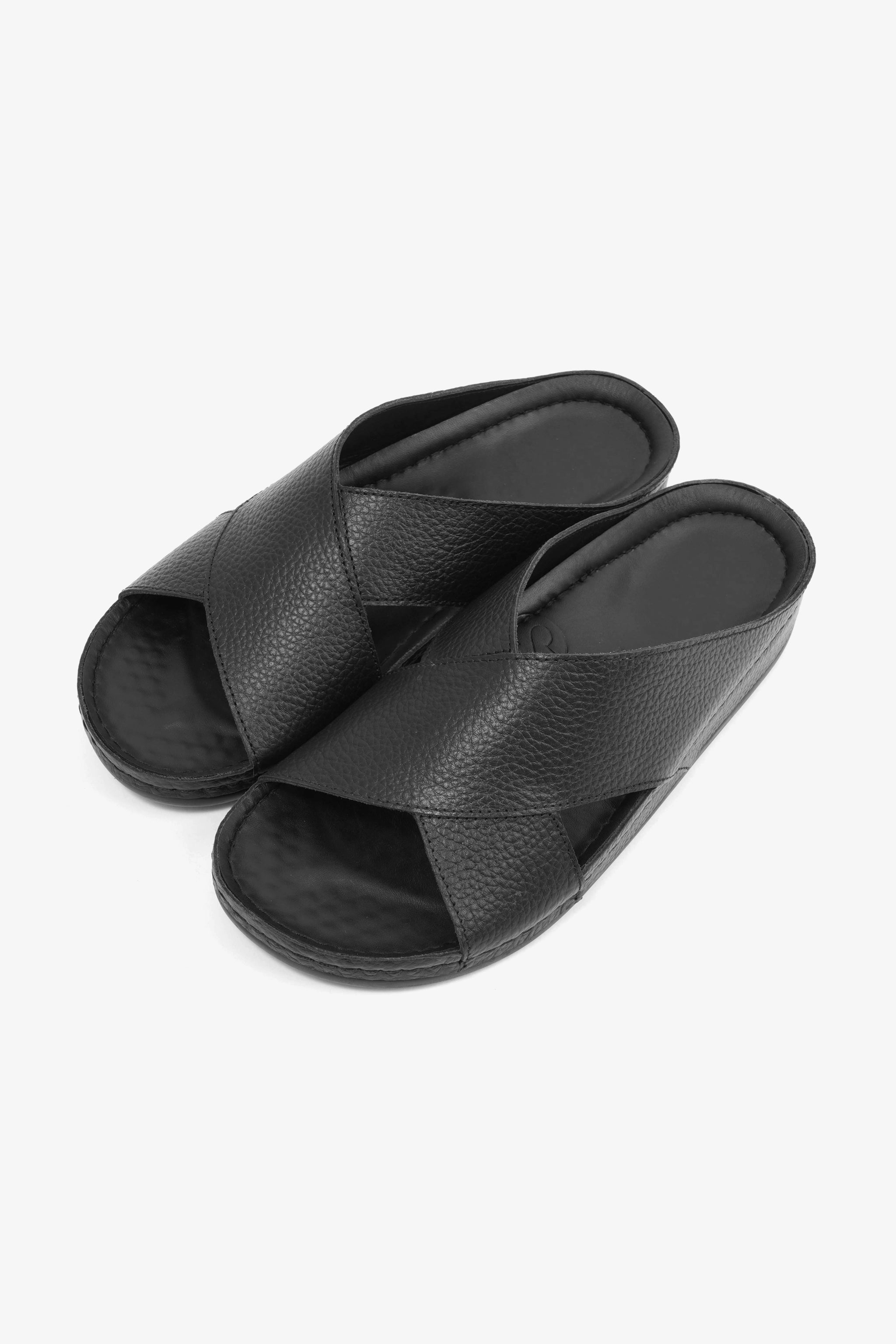 COMFORT PLUS MENS SANDALS  -  AV06 BLACK - Seventy7