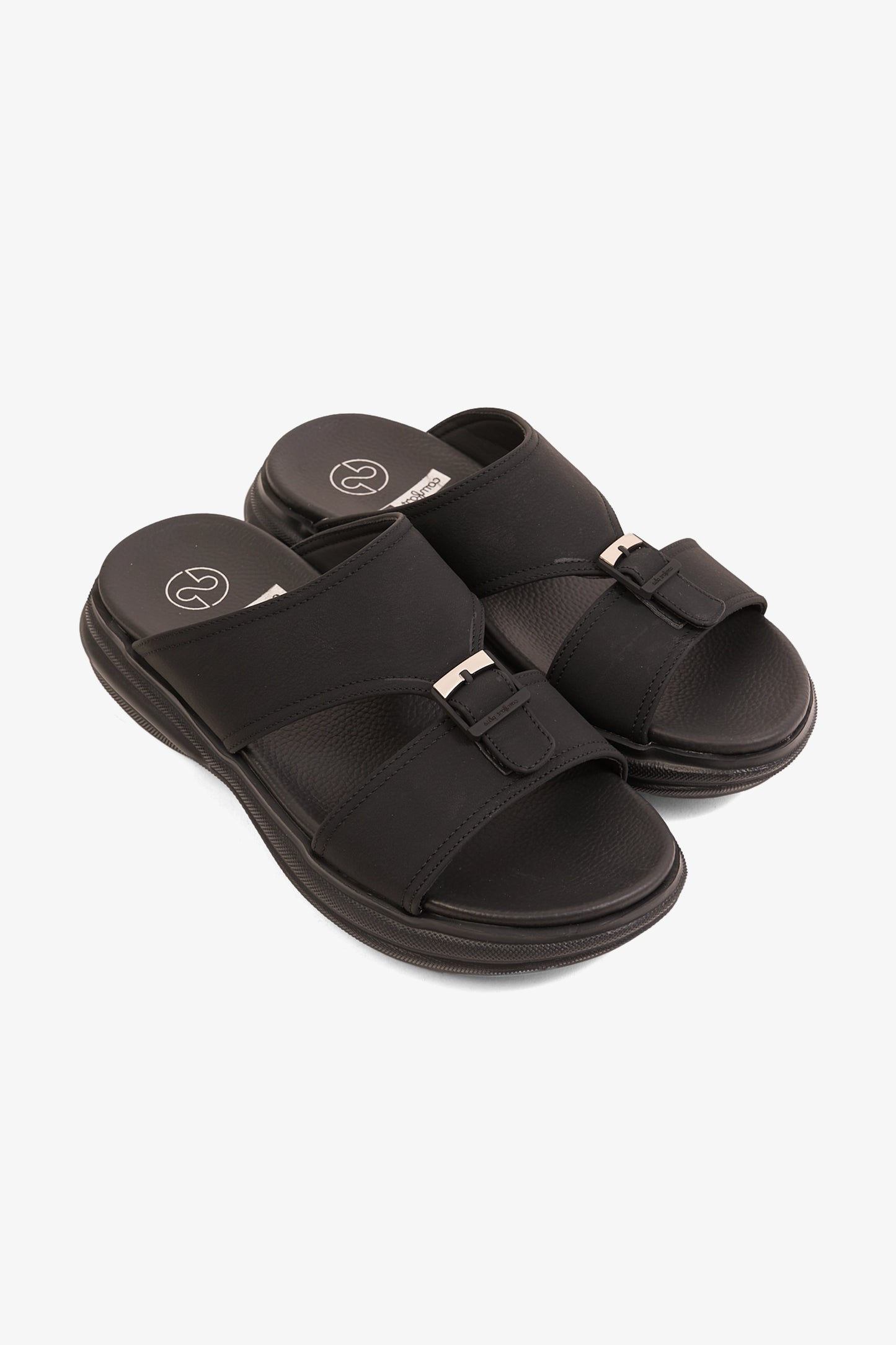 COMFORT PLUS INFINITE COMFORT ARABIC SANDALS BLACK - Seventy7