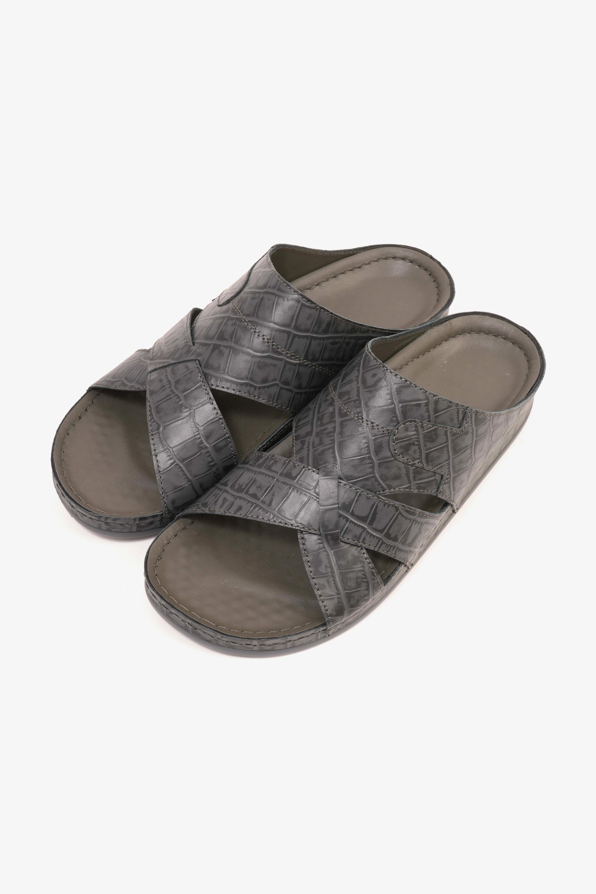 COMFORT PLUS MENS SANDALS  -  AV03 GREY - Seventy7