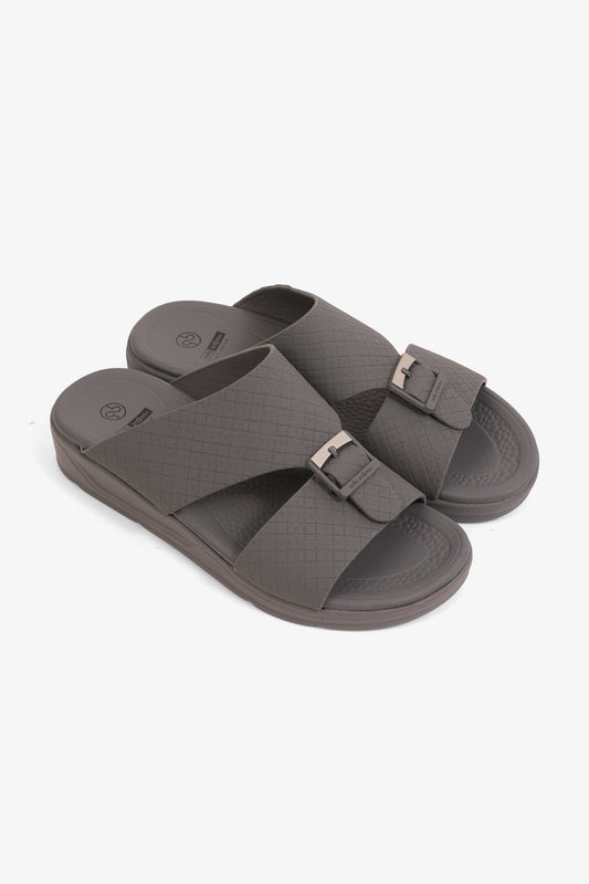 COMFORT PLUS BOYS CLASSIC ARABIC SANDALS GREY - Seventy7