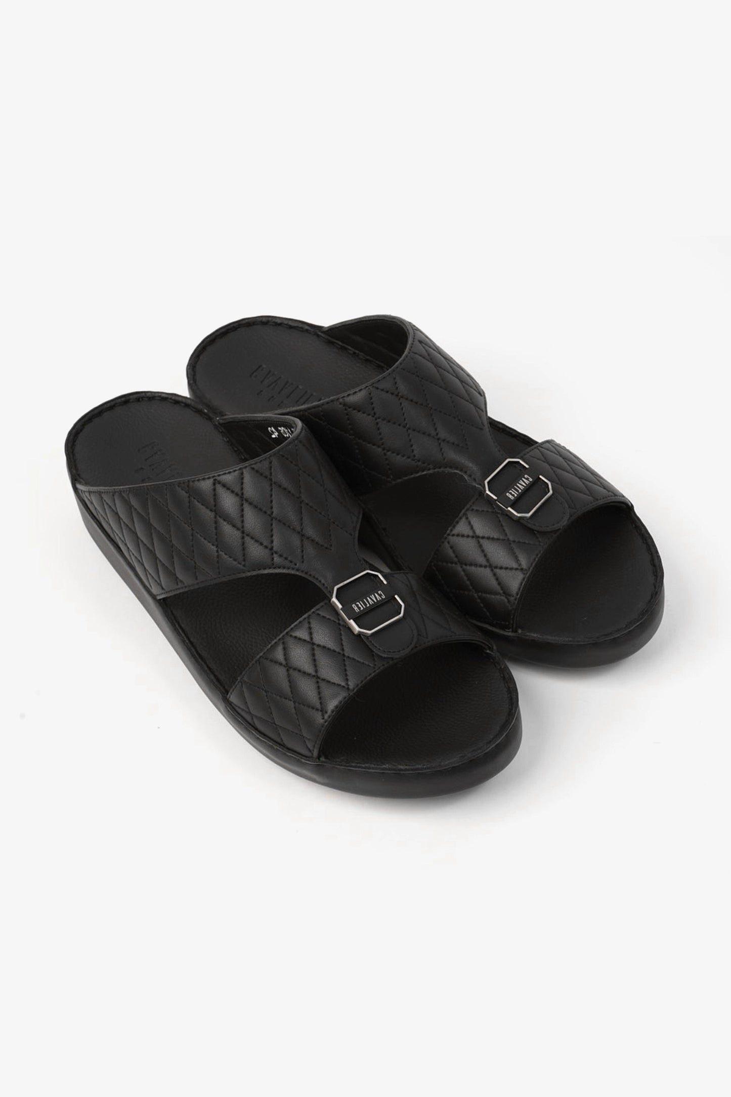 UOMO CAVALIER MENS SANDALS  - CV1105 BLACK - Seventy7