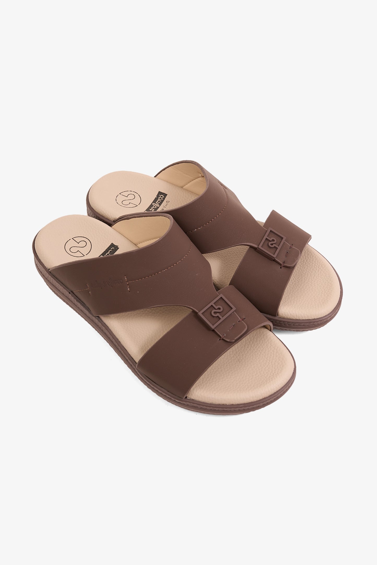 COMFORT PLUS ZEN BALANCE ARABIC SANDALS COFFEE - Seventy7