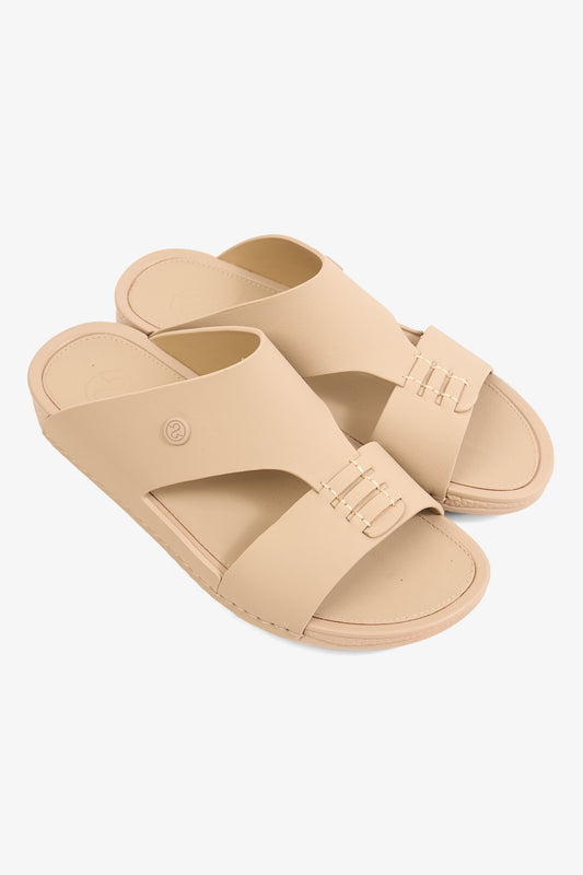COMFORT PLUS SUPREME BALANCE ARABIC SANDALS BEIGE - Seventy7