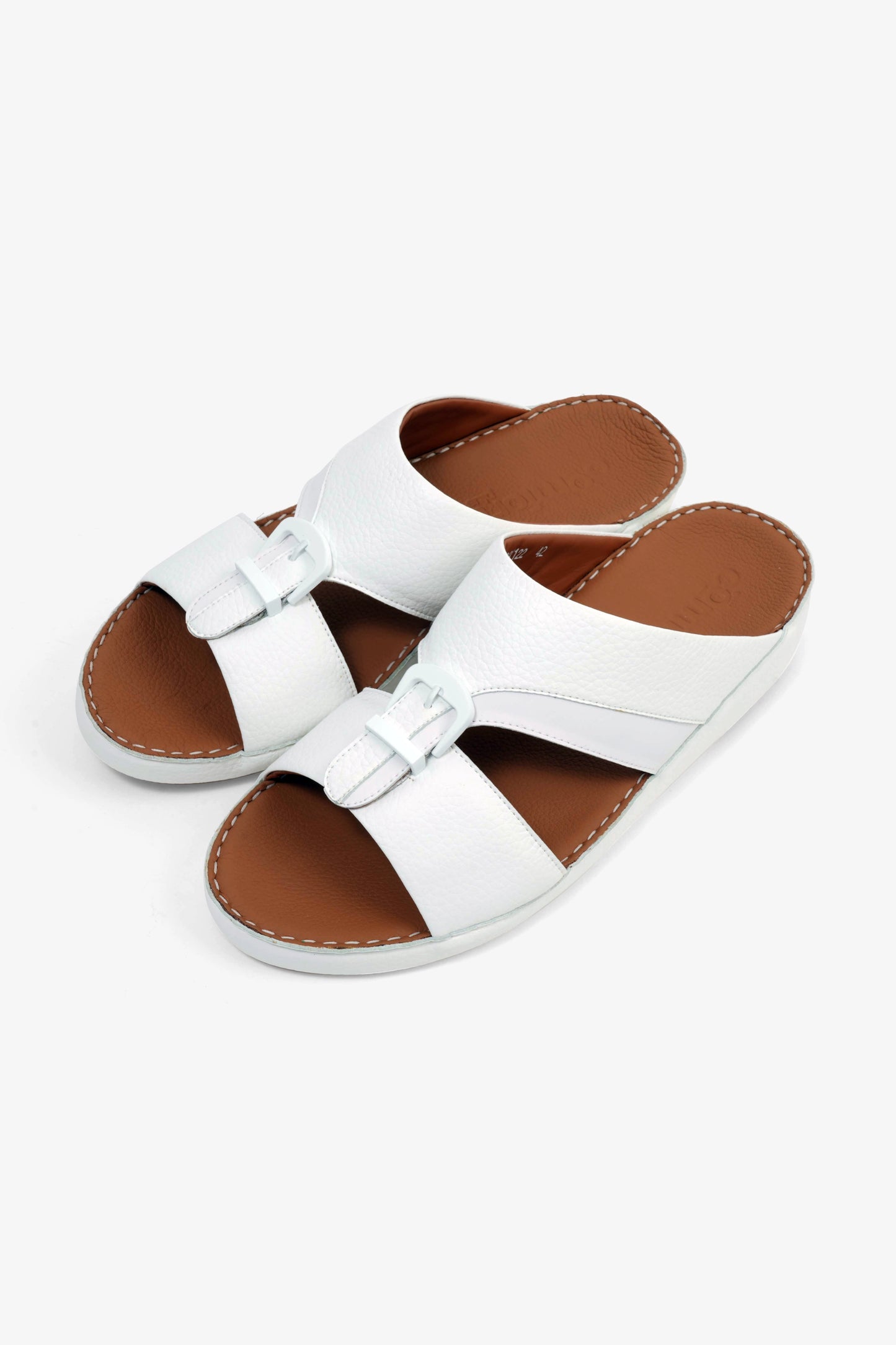 COMFORT PLUS MENS SANDALS - 901122 WHITE - Seventy7