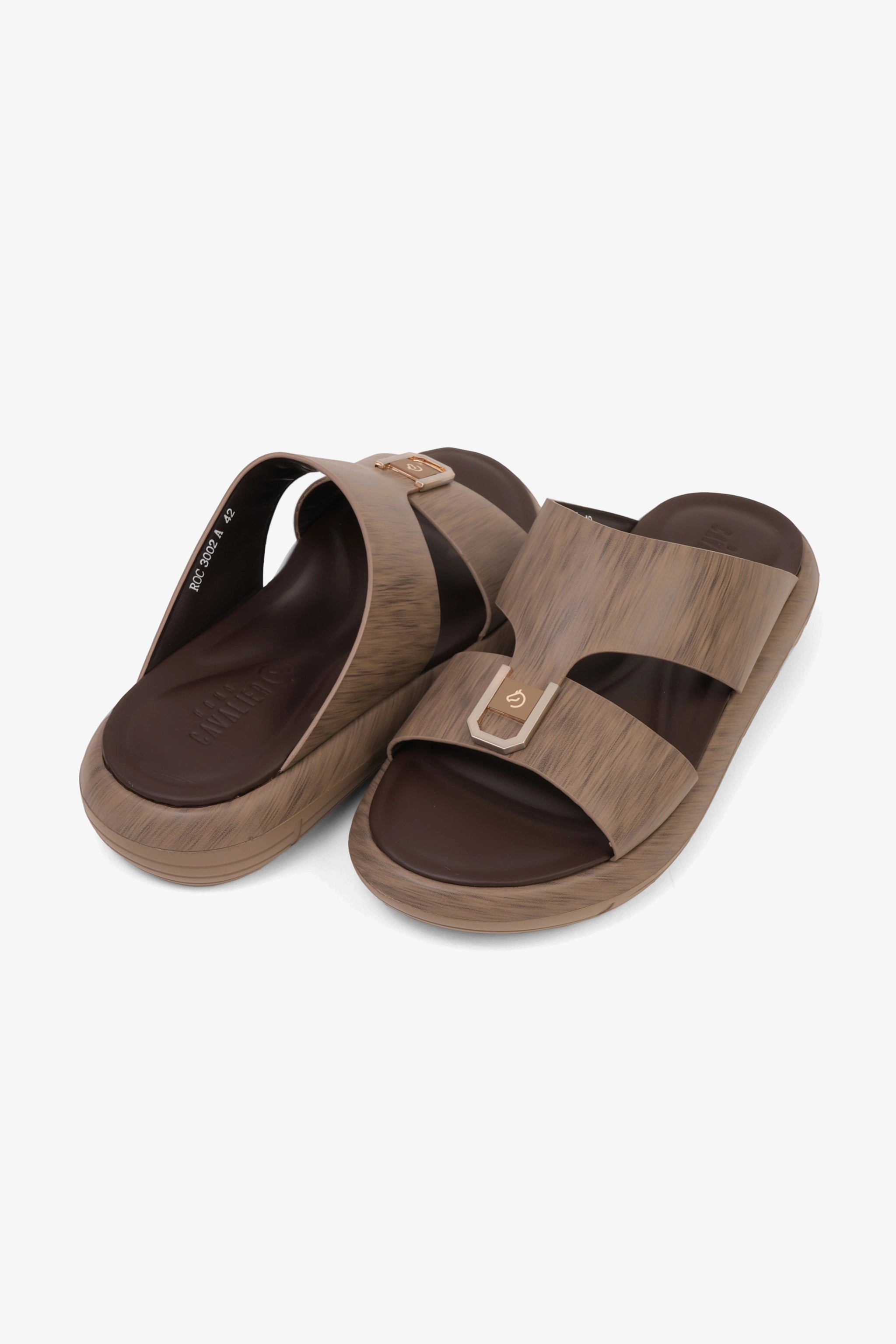 UOMO CAVALIER MENS SPECTRUM ARABIC SANDALS STONE - Seventy7