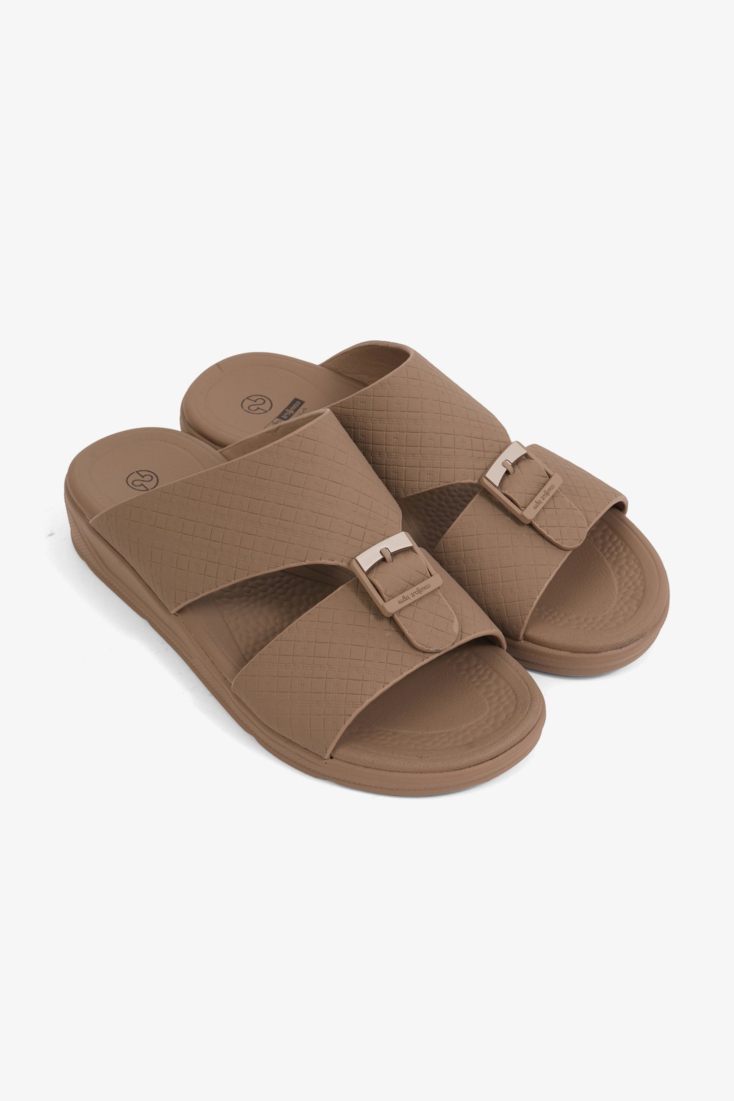 COMFORT PLUS BOYS CLASSIC ARABIC SANDALS STONE - Seventy7