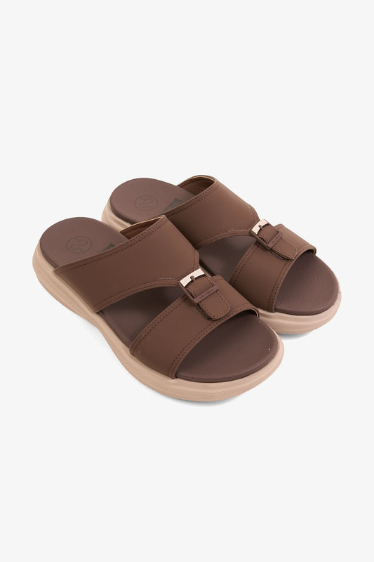 COMFORT PLUS INFINITE COMFORT ARABIC SANDALS COFFEE - Seventy7
