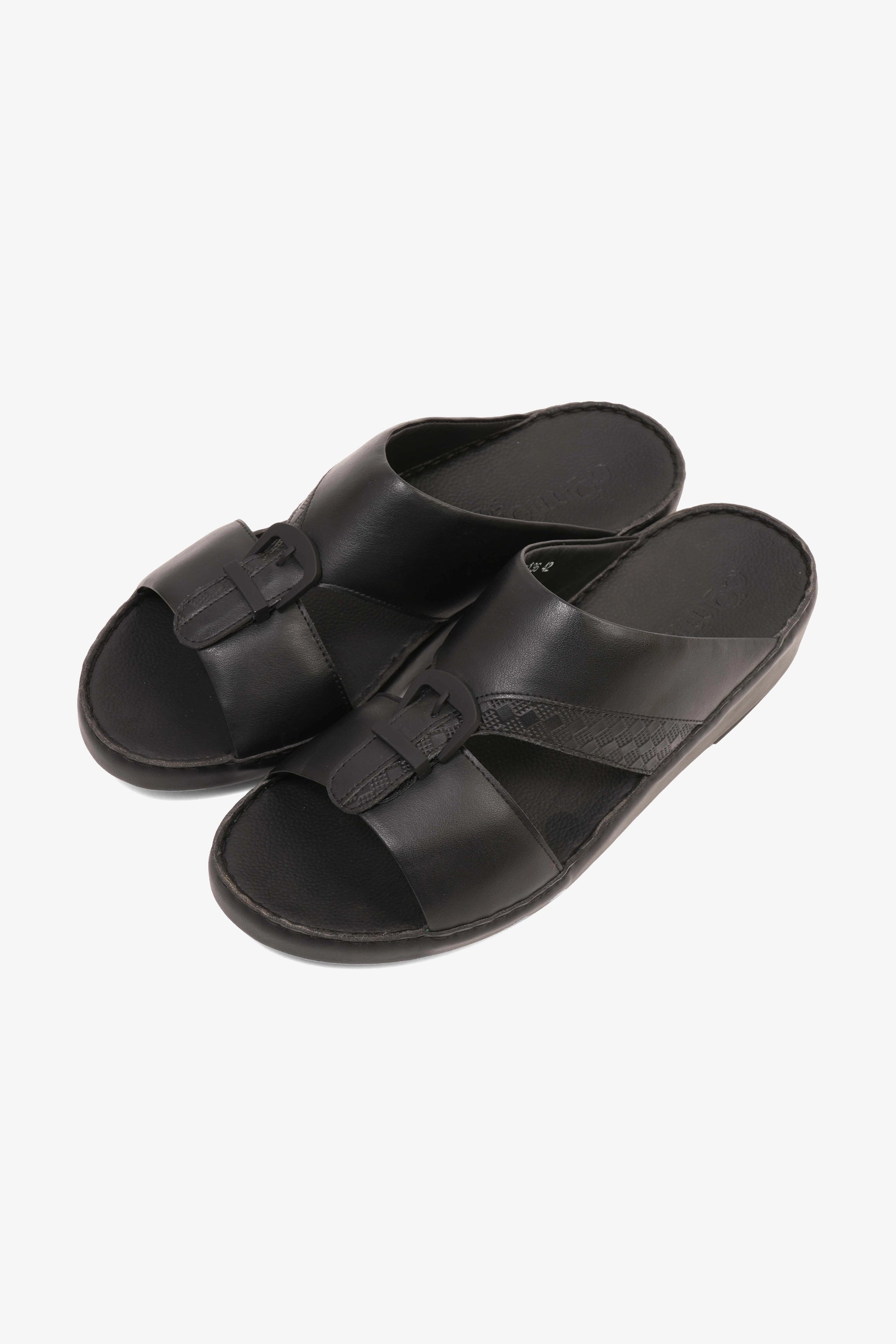 COMFORT PLUS MENS SANDALS - 9011 36 BLACK - Seventy7