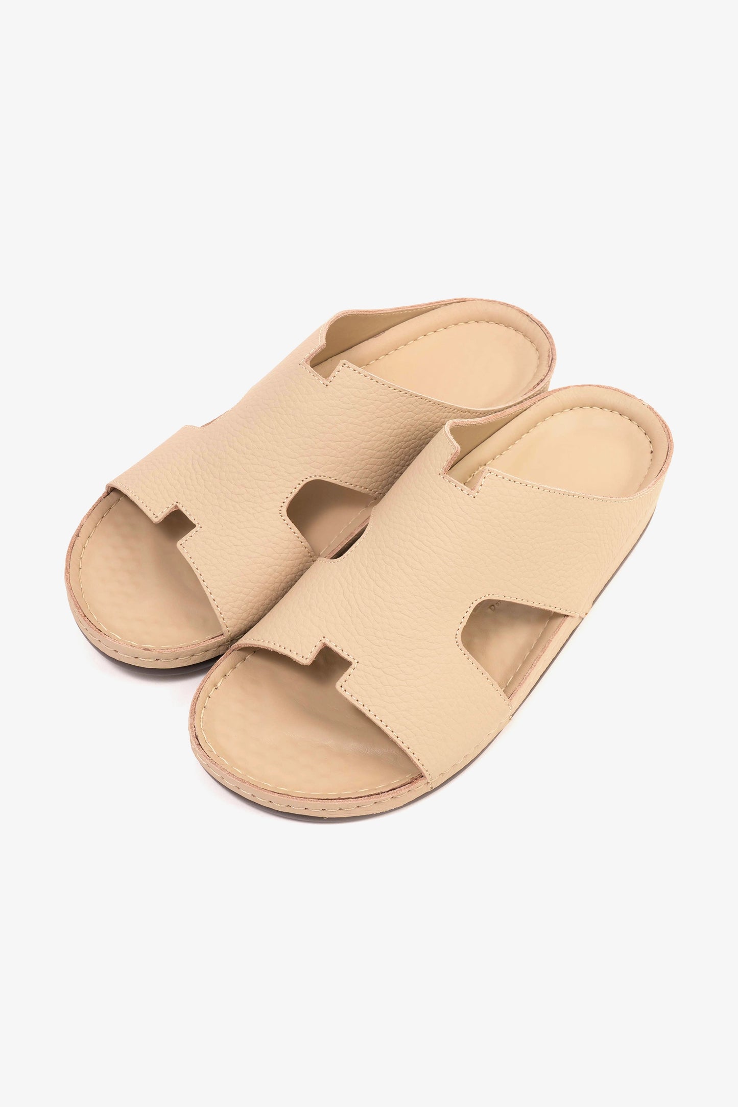 COMFORT PLUS MENS SANDALS - AV02 BEIGE - Seventy7