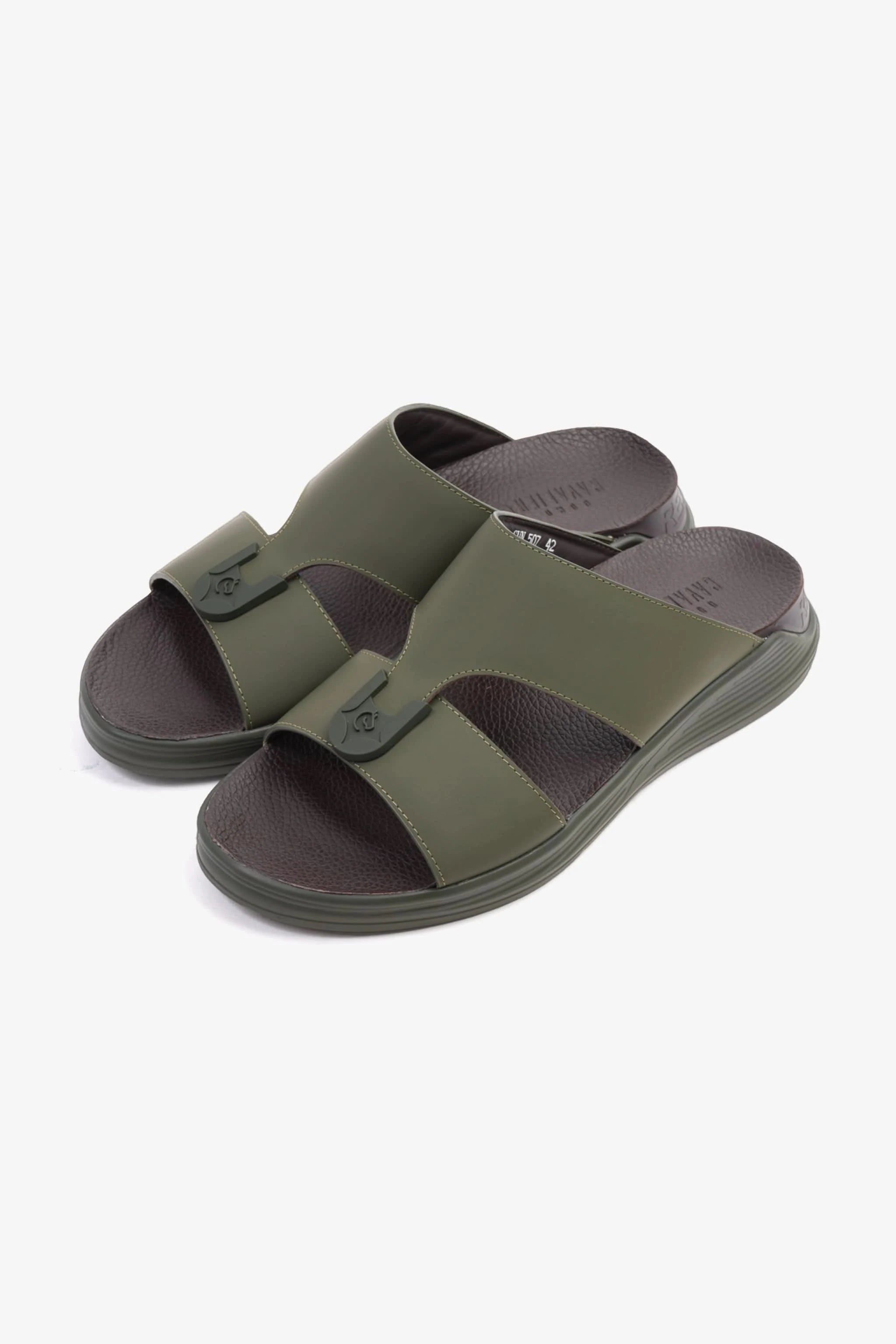 UOMO CAVALIER CLASSIC SANDALS FOR MEN'S OLIVE - Seventy7