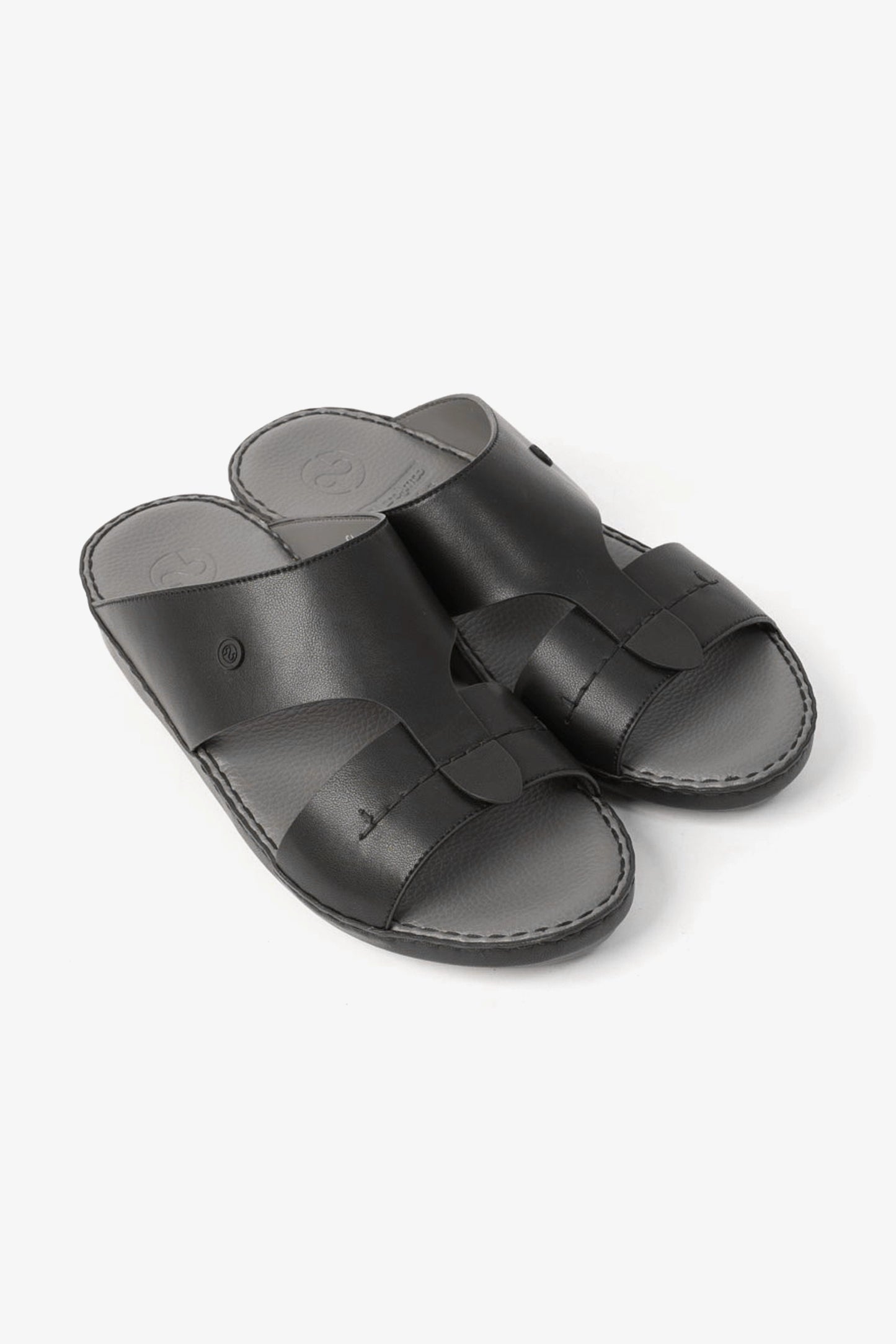 COMFORT PLUS MENS SANDALS  -  7016 BLACK - Seventy7
