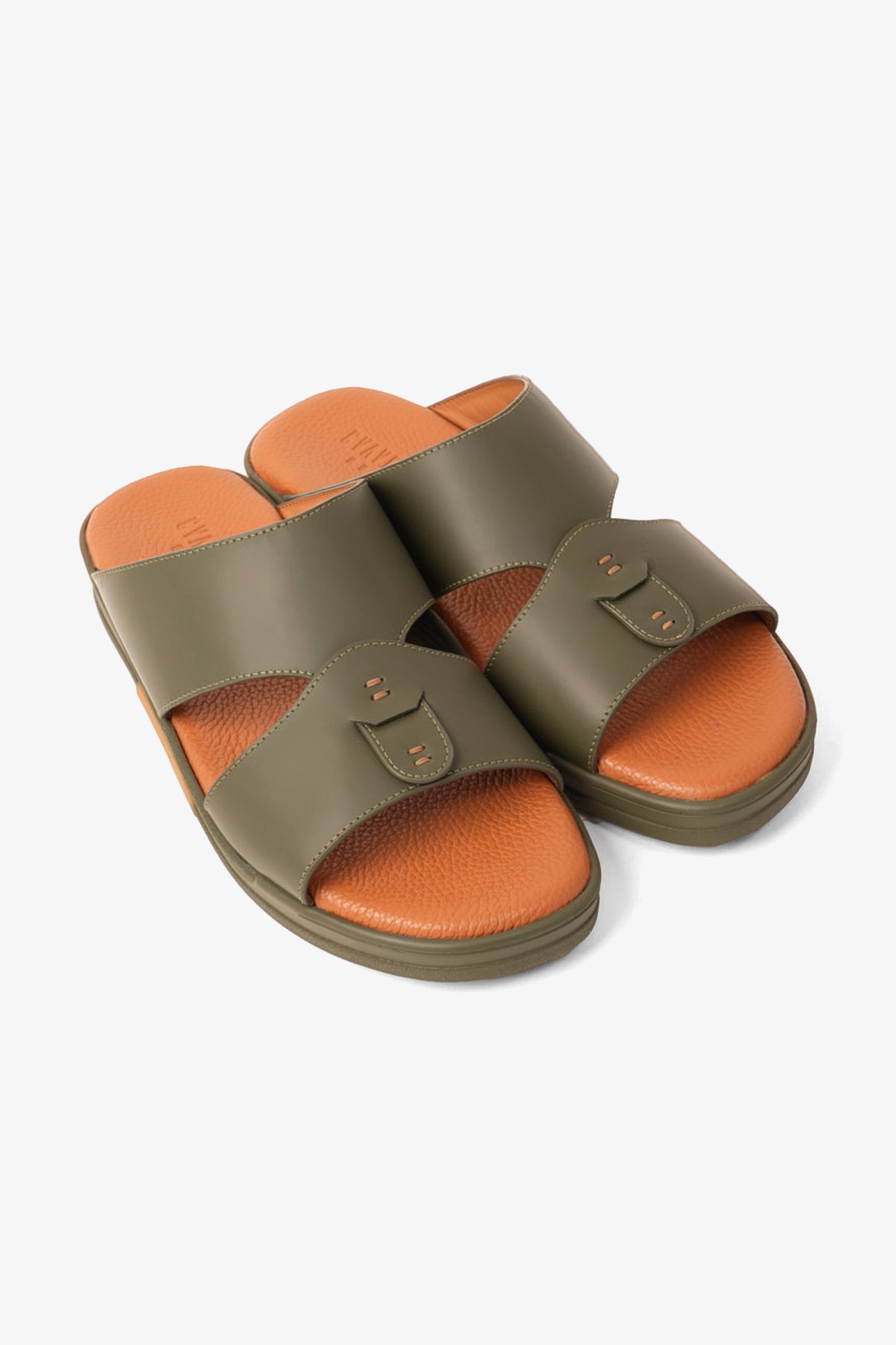 UOMO CAVALIER MENS SANDALS - HAR 329 OLIVE - Seventy7