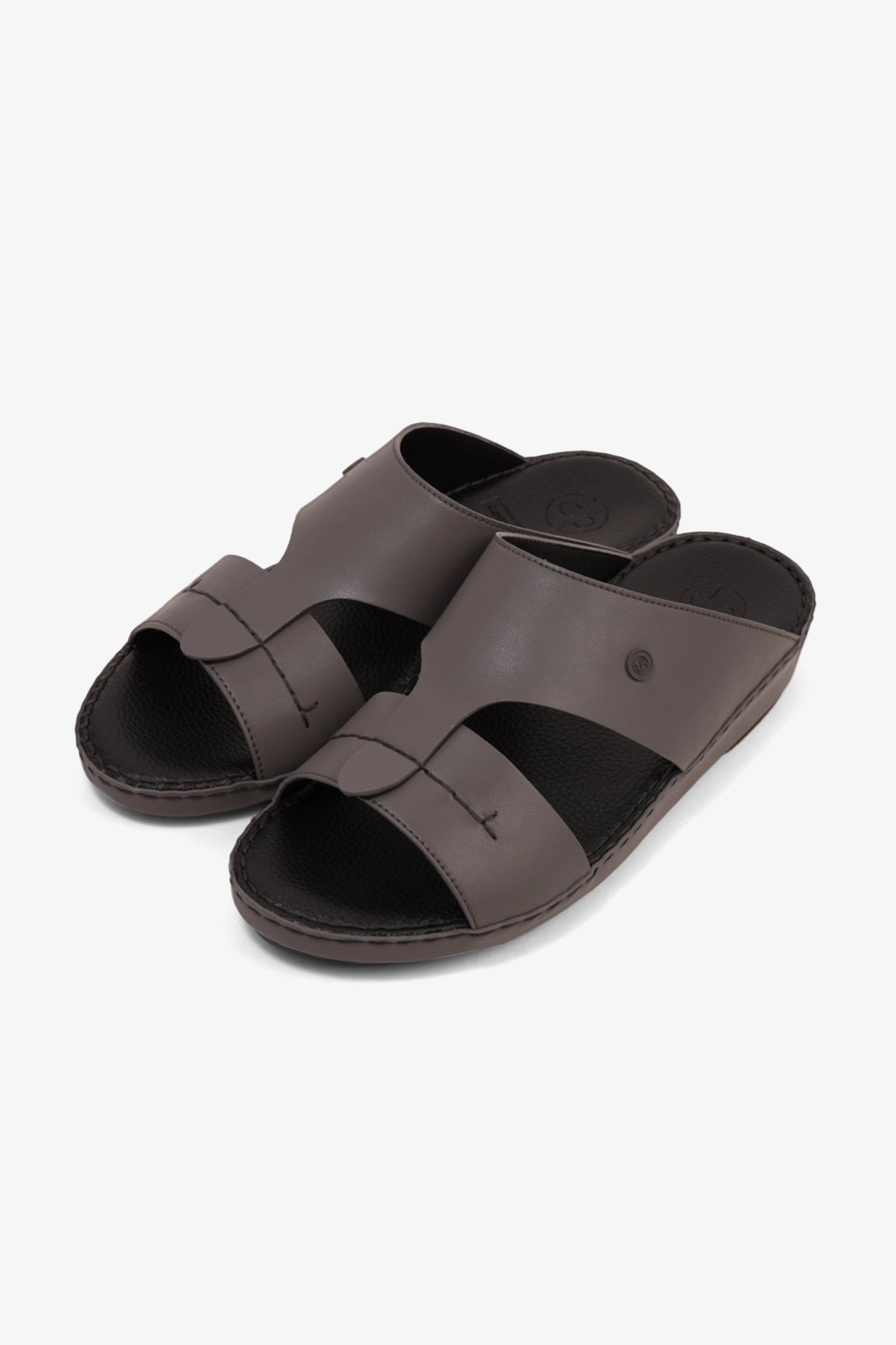 COMFORT PLUS MENS SANDALS  -  7016 DARK GREY - Seventy7