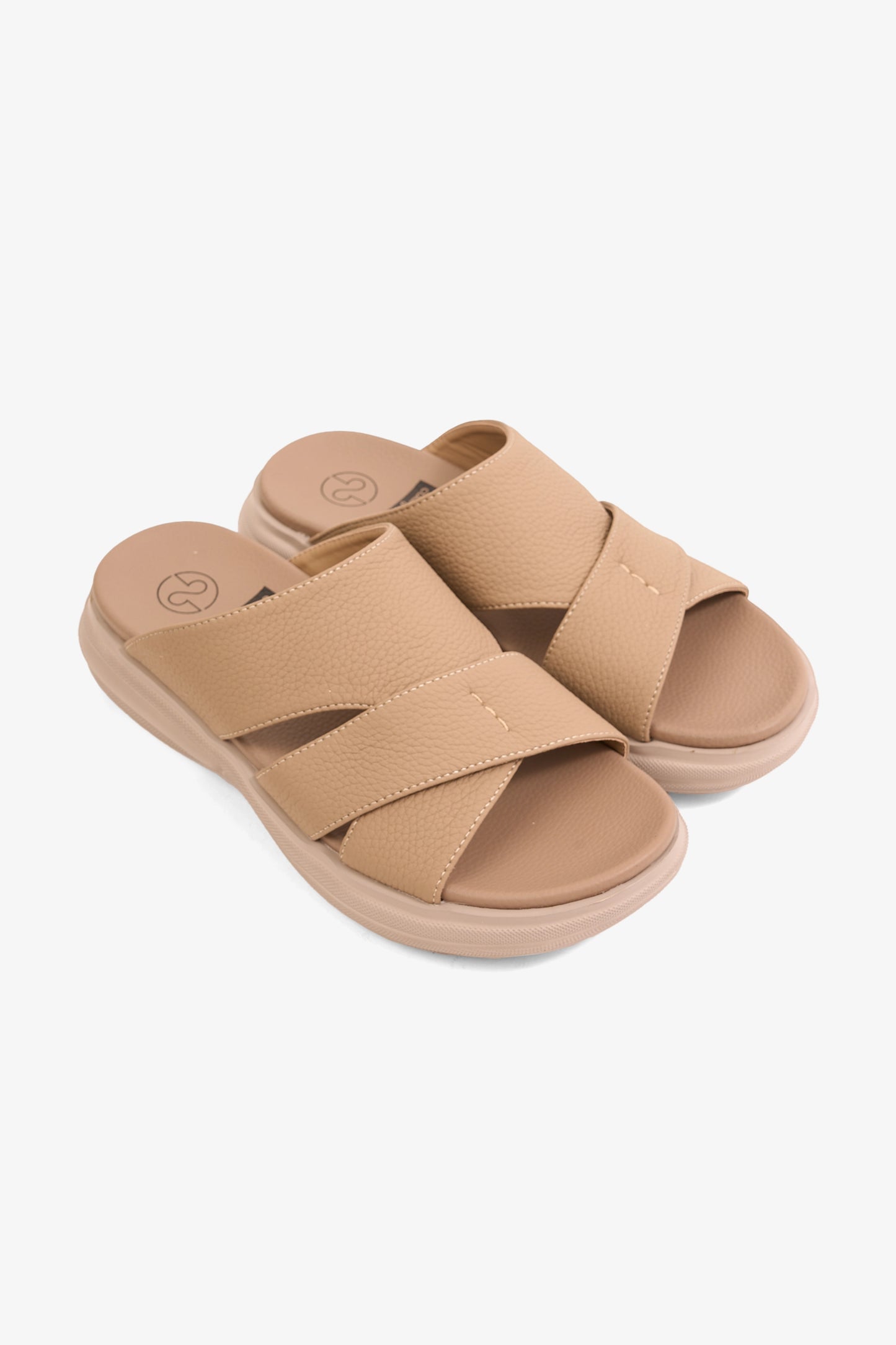 COMFORT PLUS CLOUD STEP ARABIC SANDALS KHAKI - Seventy7