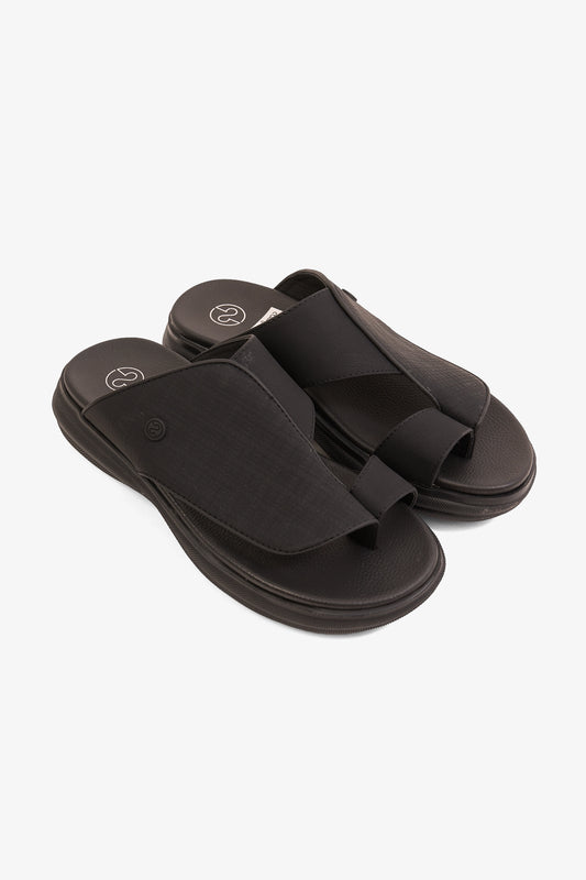 COMFORT PLUS IMPERIAL COMFORT ARABIC SANDALS BLACK - Seventy7