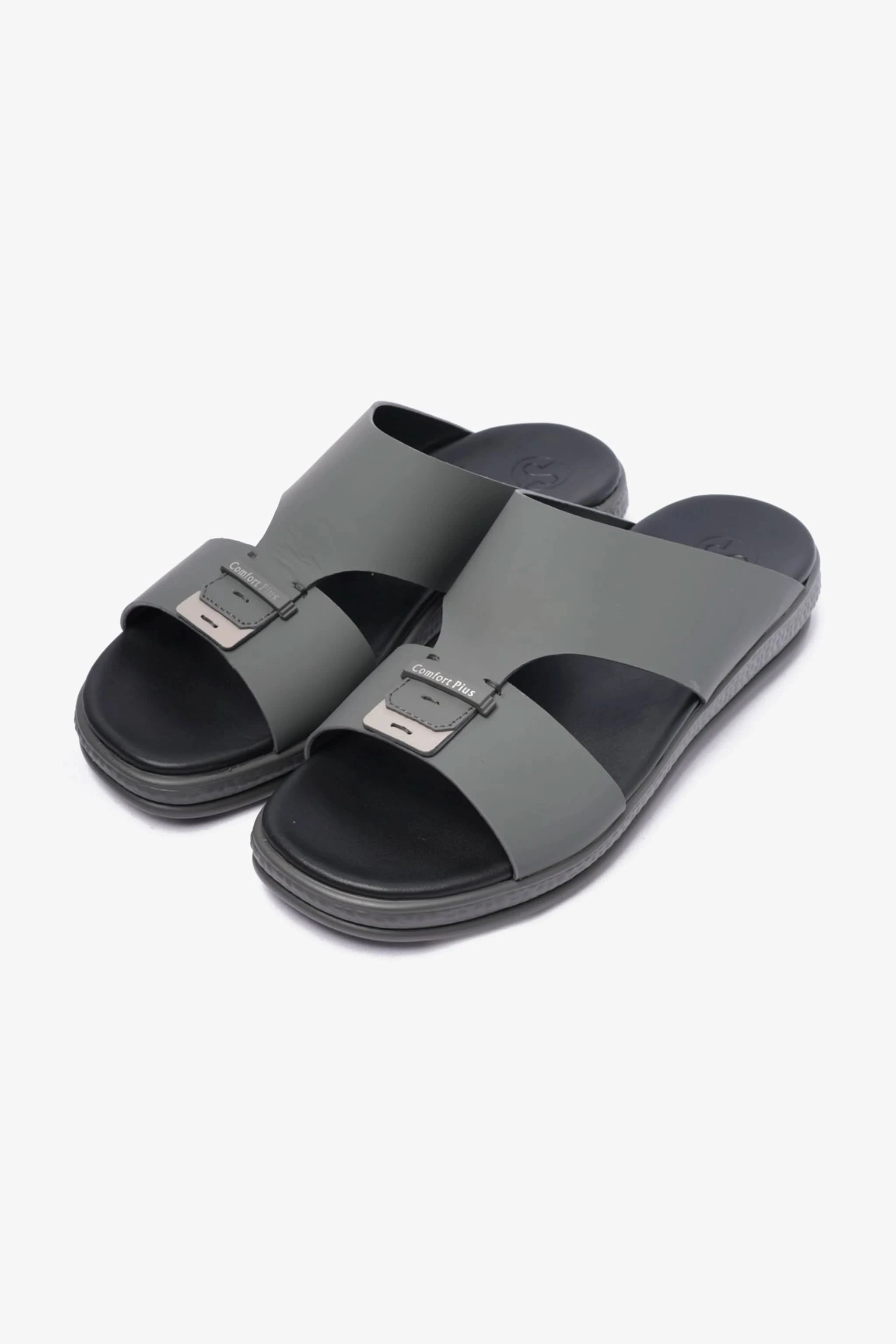 COMFORT PLUS STYLISH MEN SANDAL GREY - Seventy7