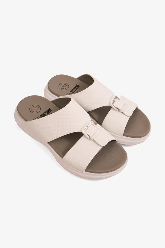 COMFORT PLUS PURE MOTION ARABIC SANDALS WHITE - Seventy7