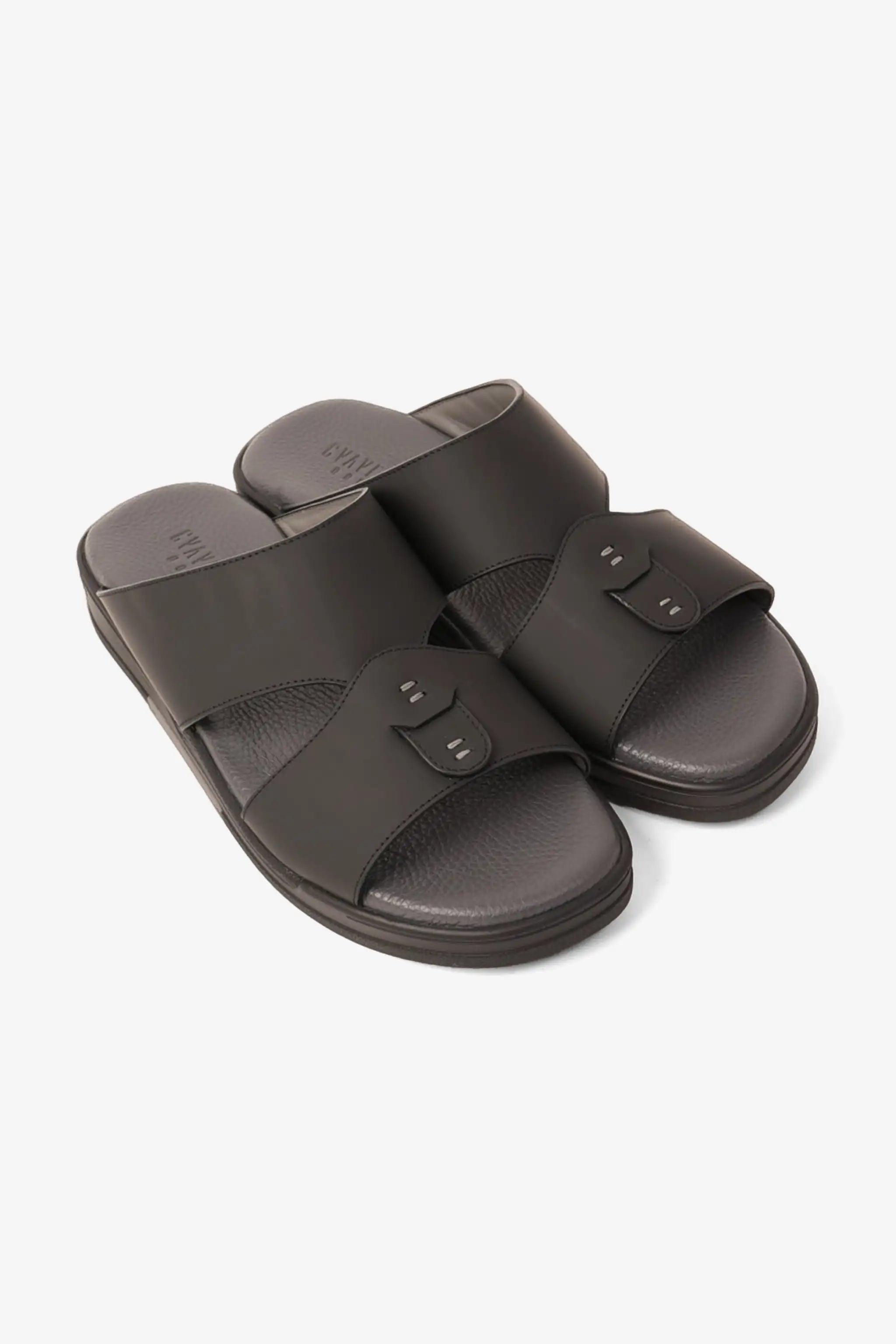 UOMO CAVALIER MENS SANDALS - HAR 329 BLACK - Seventy7