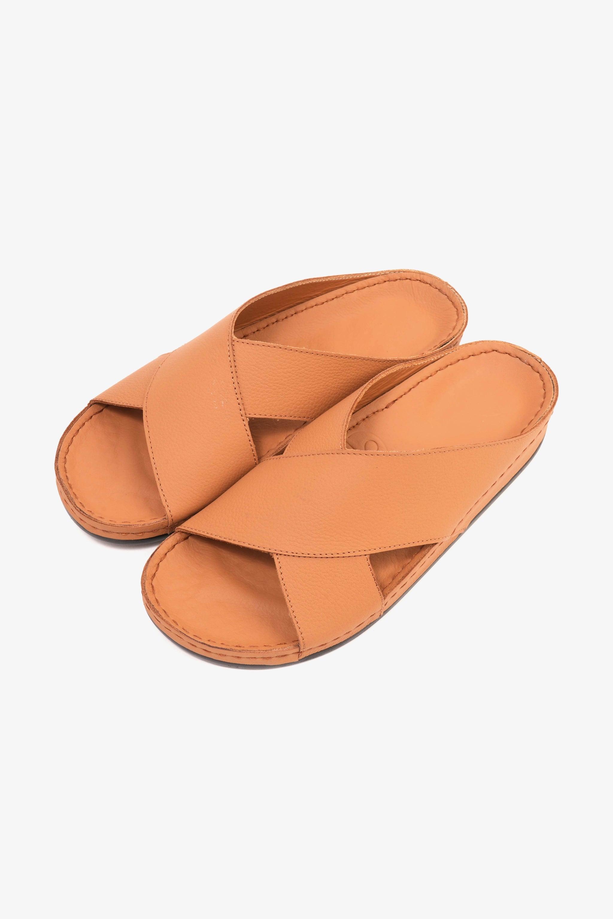 COMFORT PLUS MENS SANDALS - AV06 TAN - Seventy7