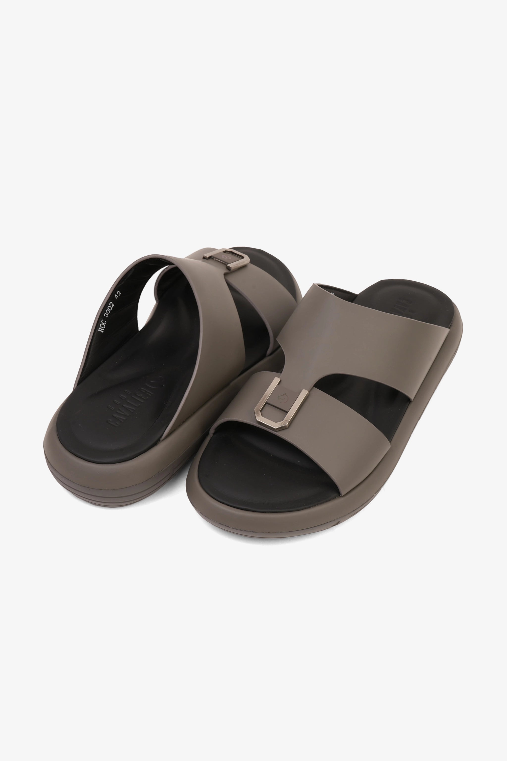UOMO CAVALIER MENS PULSE ARABIC SANDALS GREY - Seventy7