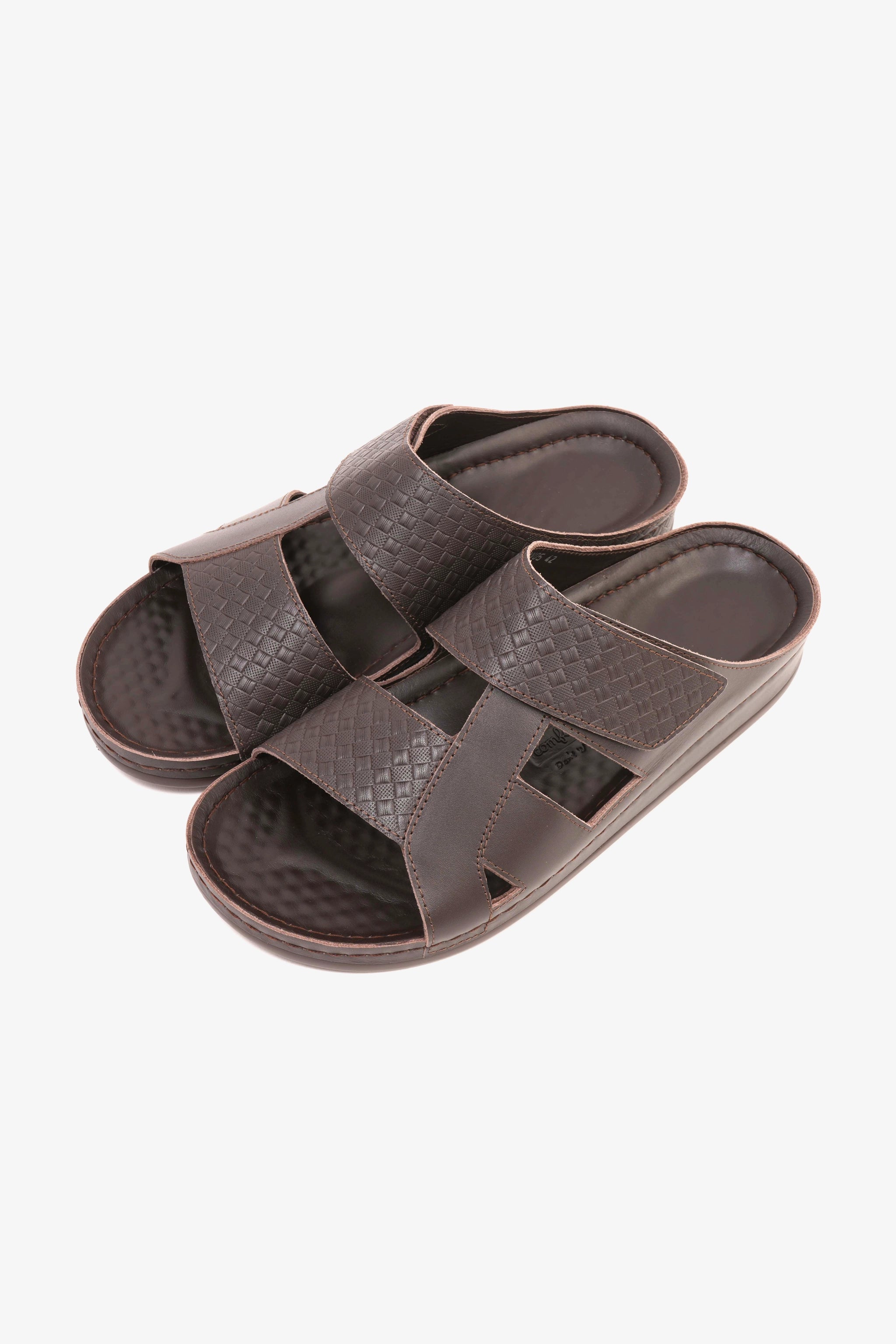 COMFORT PLUS MENS SANDALS - AV05 BROWN - Seventy7