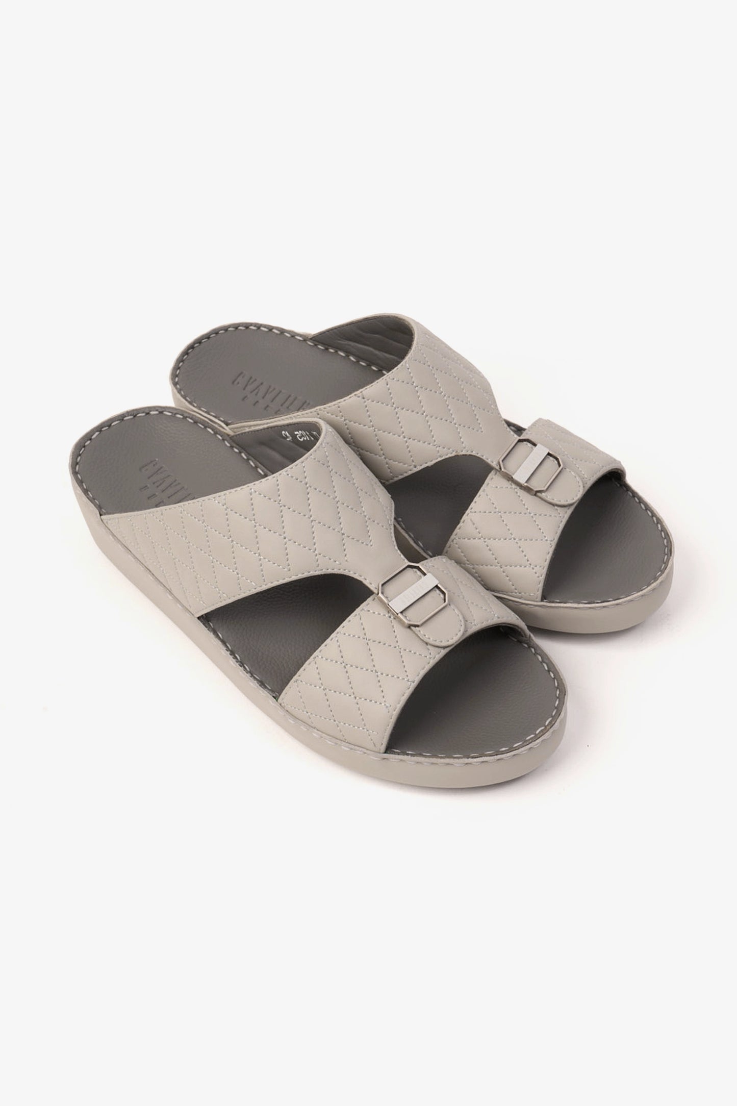 UOMO CAVALIER MENS SANDALS  - CV1105 LIGHT GREY - Seventy7
