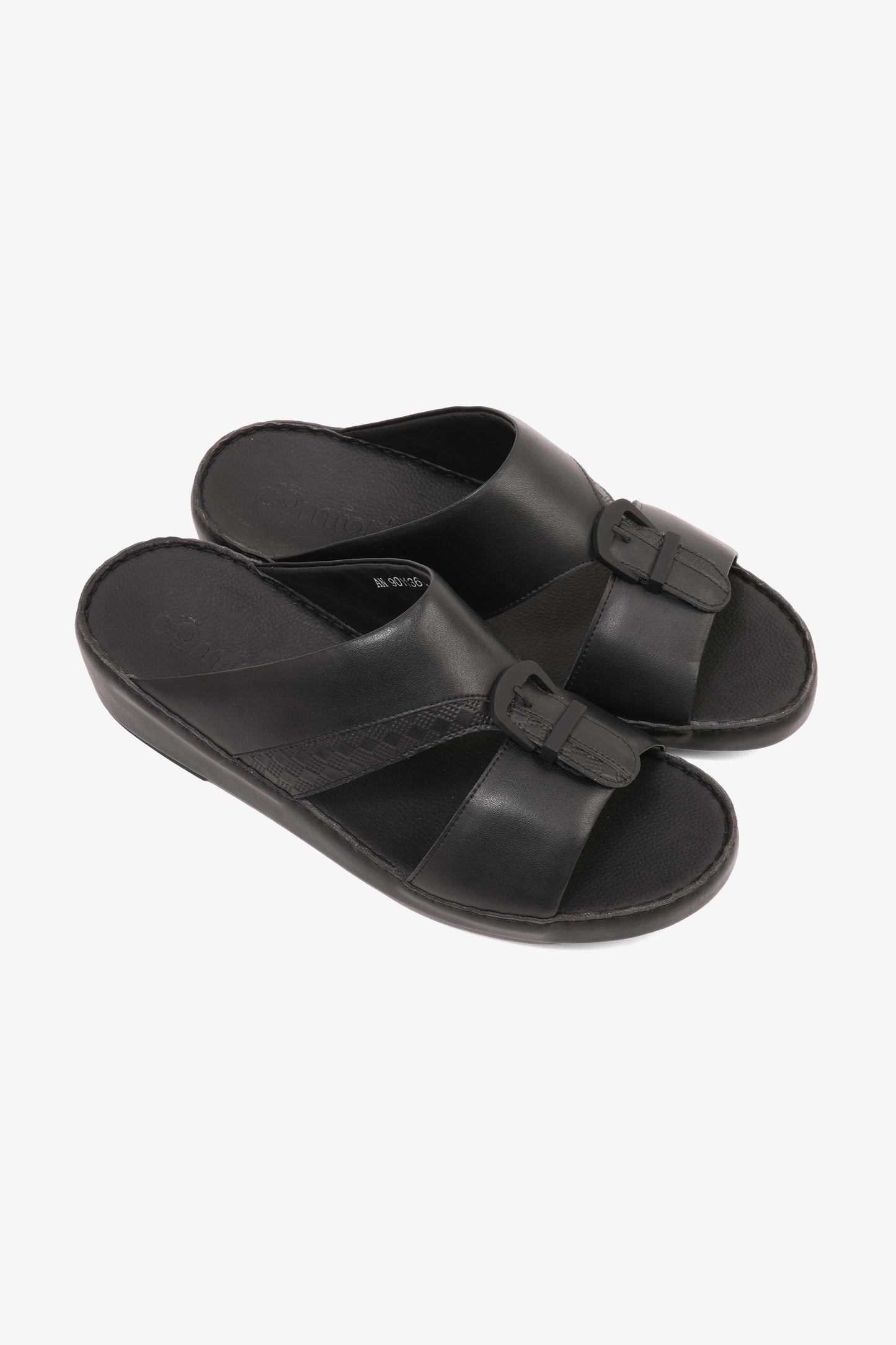 COMFORT PLUS MENS SANDALS - 9011 36 BLACK - Seventy7