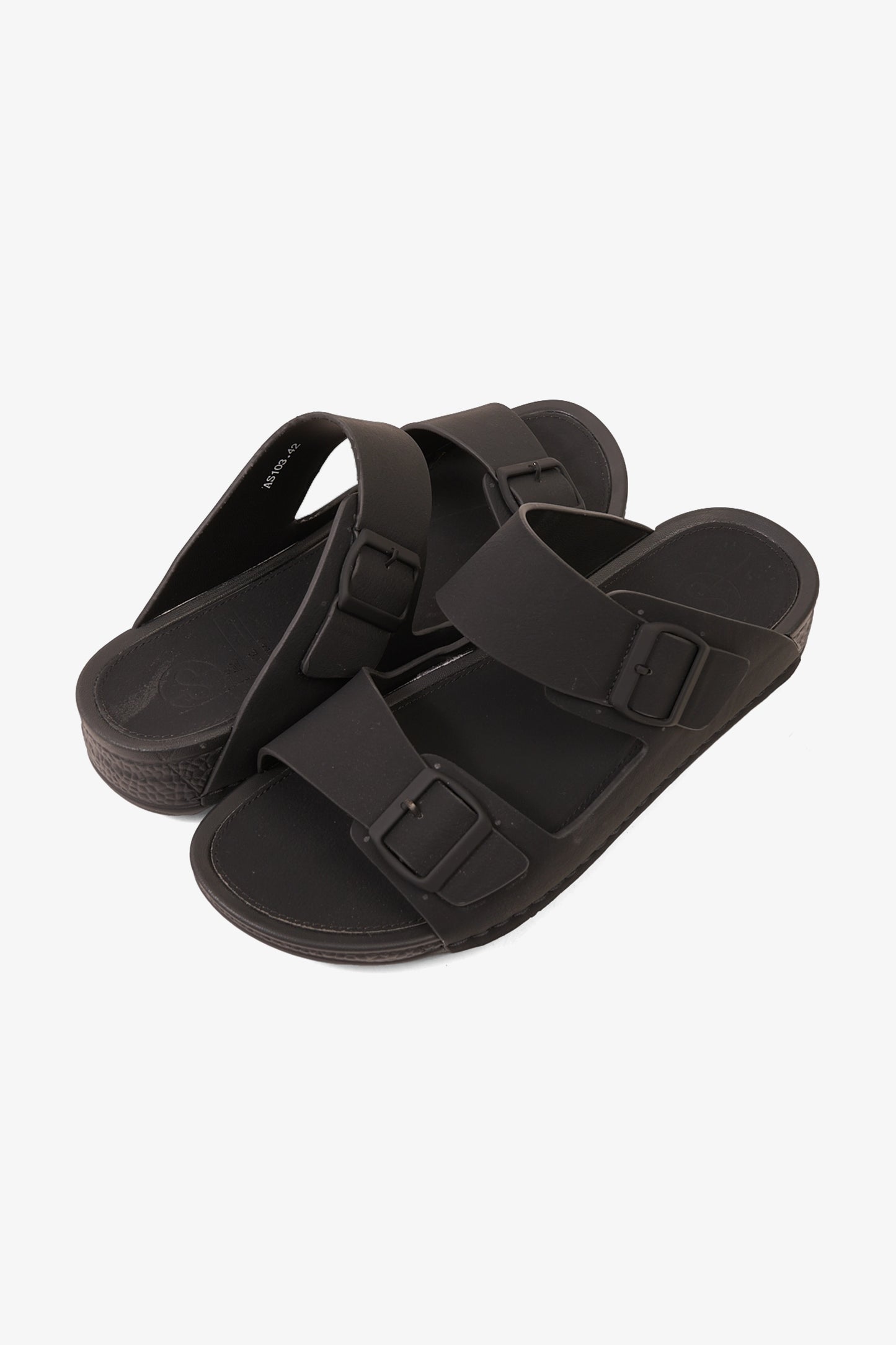 COMFORT PLUS GRAVITY FLOW ARABIC SANDALS BLACK - Seventy7