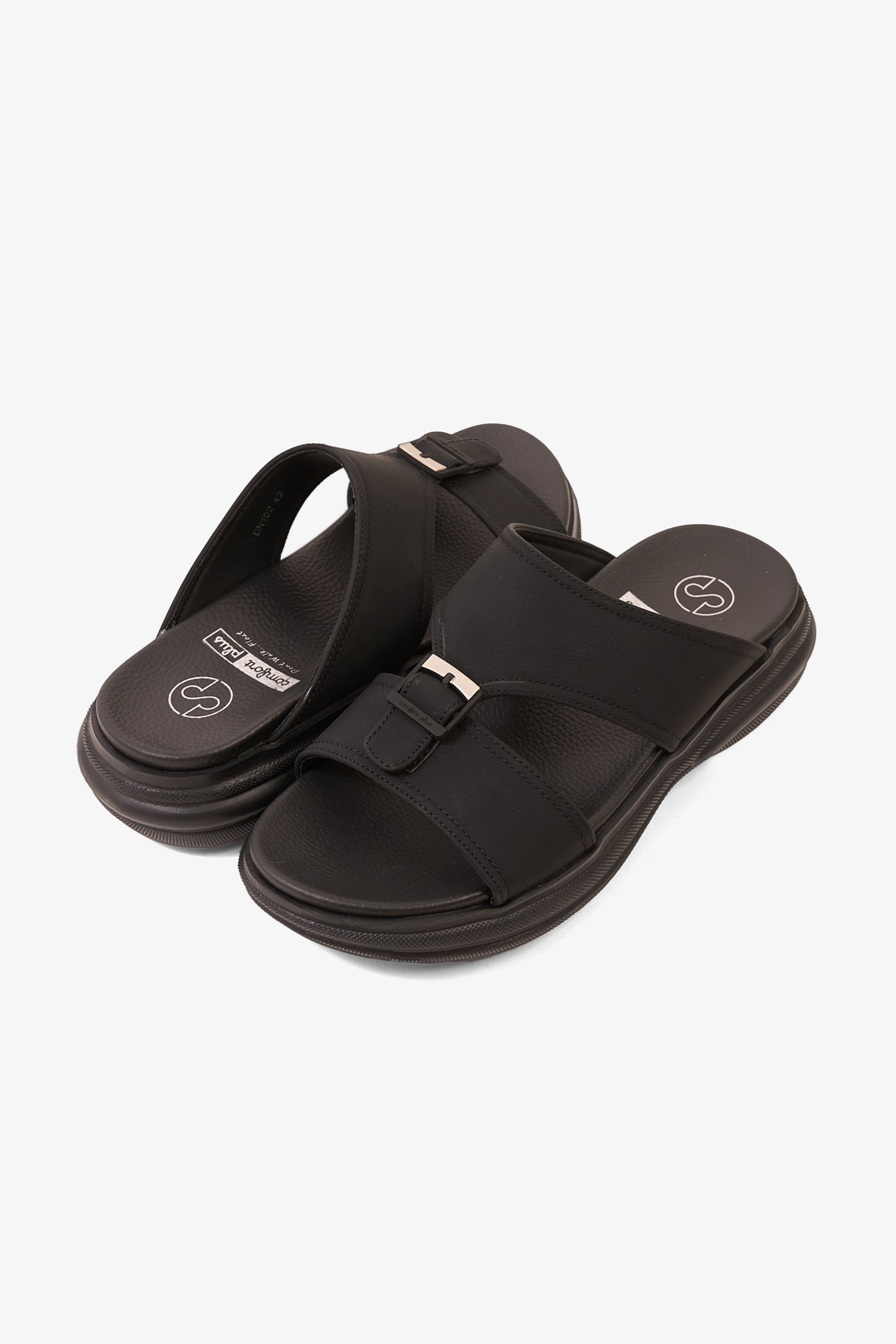 COMFORT PLUS INFINITE COMFORT ARABIC SANDALS BLACK - Seventy7