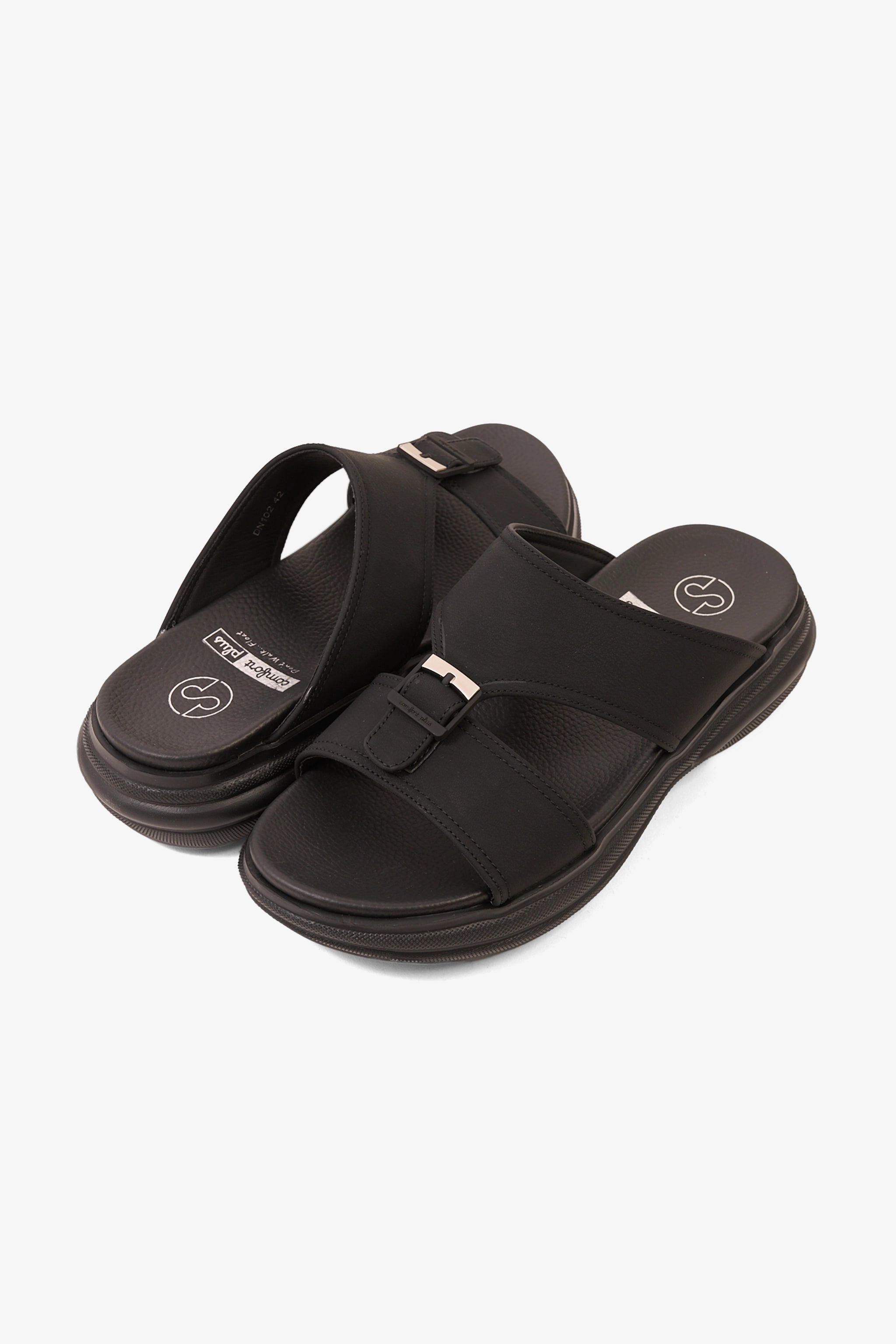 COMFORT PLUS INFINITE COMFORT ARABIC SANDALS BLACK - Seventy7