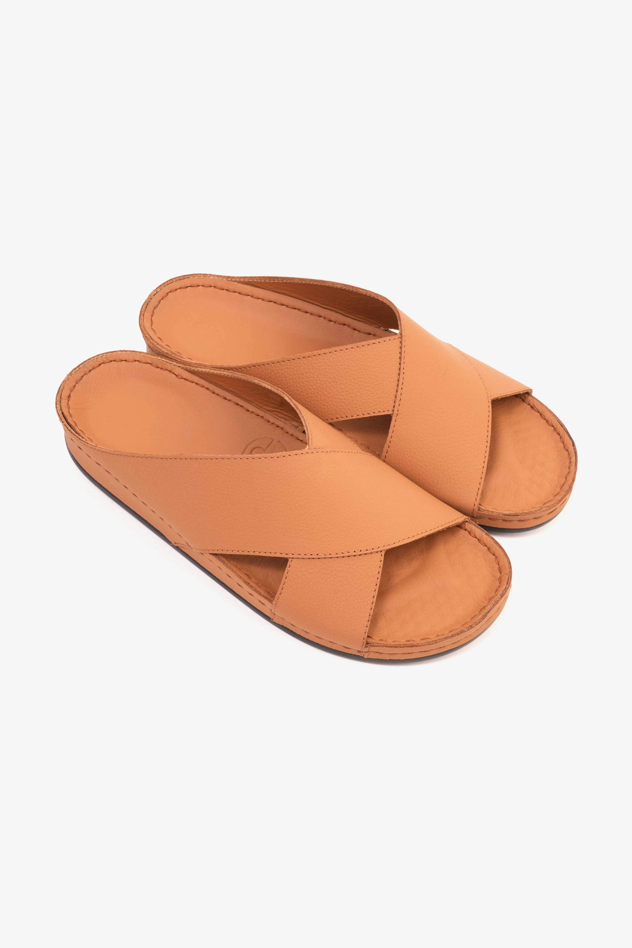 COMFORT PLUS MENS SANDALS - AV06 TAN - Seventy7