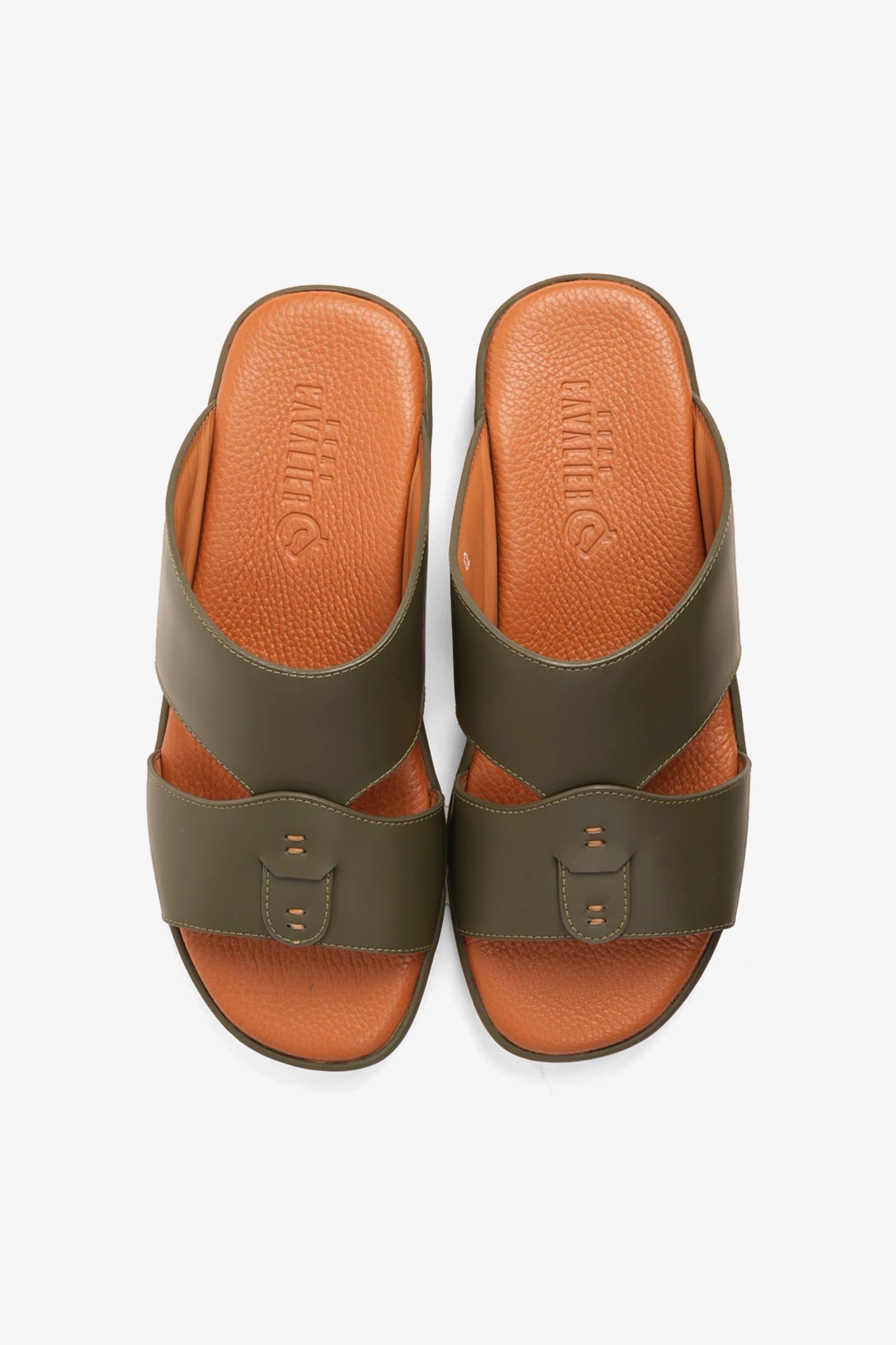 UOMO CAVALIER MENS SANDALS - HAR 329 OLIVE - Seventy7