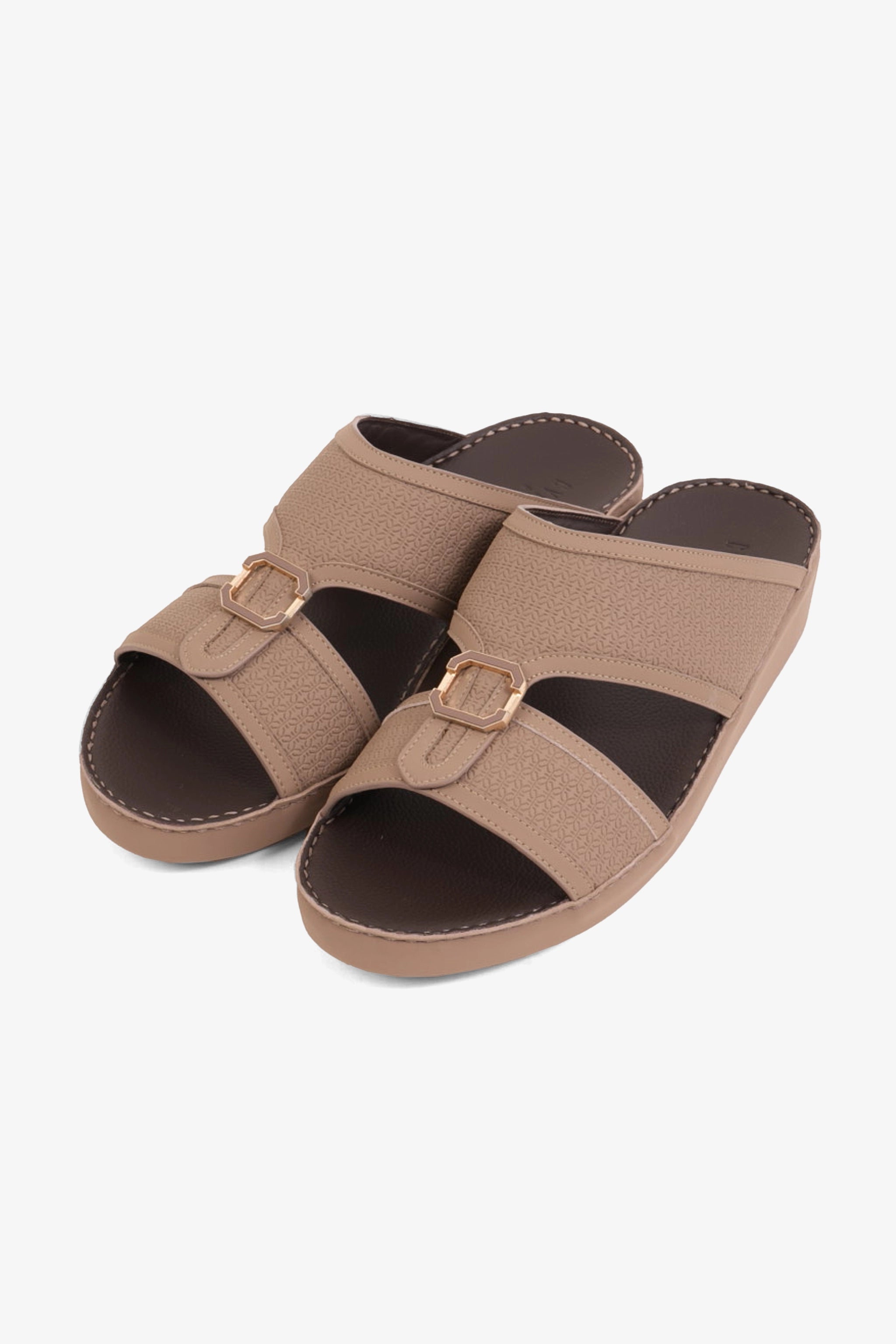 UOMO CAVALIER MEN'S PREMIUM ARABIC SANDALS STONE - Seventy7
