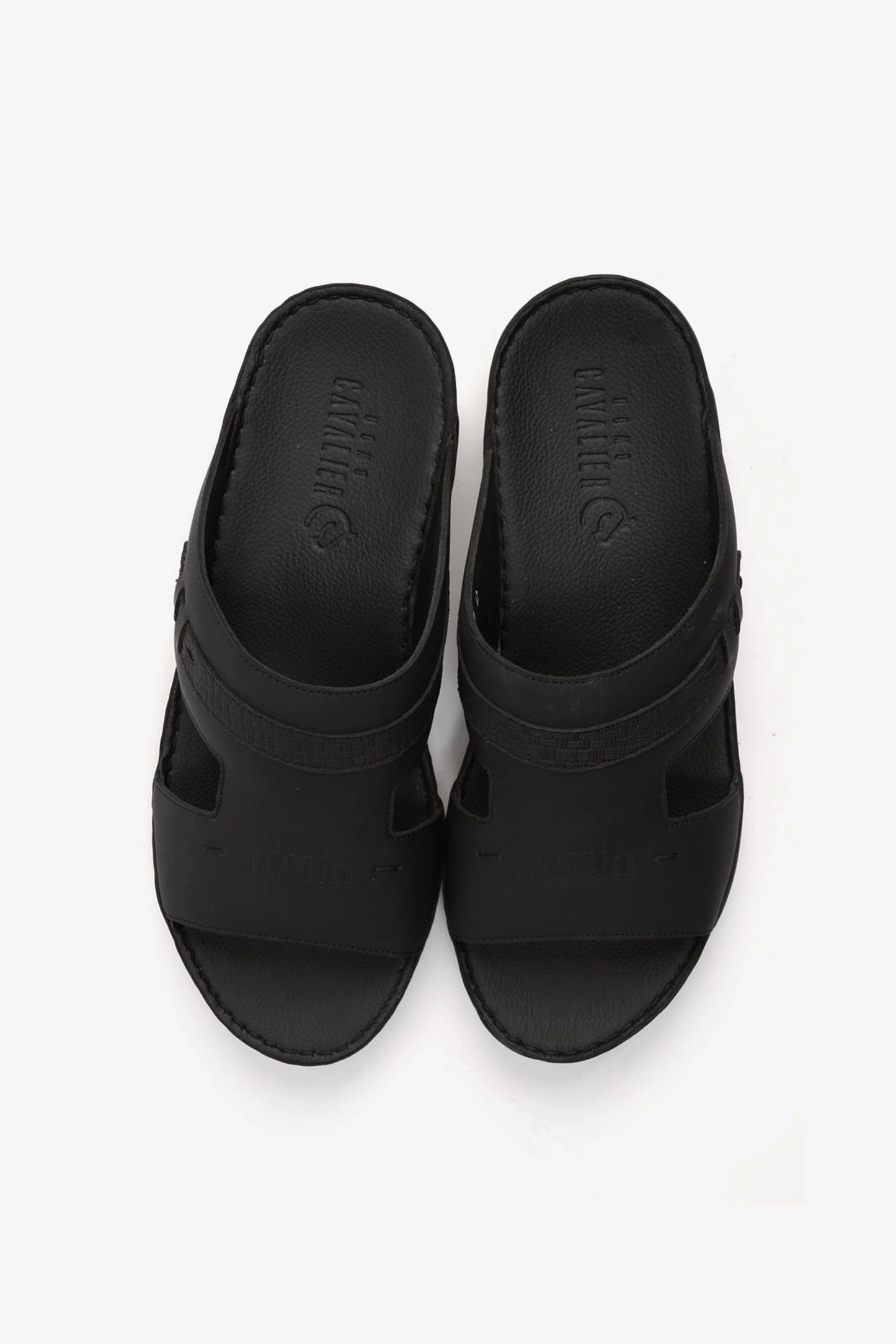 UOMO CAVALIER MENS SANDALS - CV1109 BLACK - Seventy7