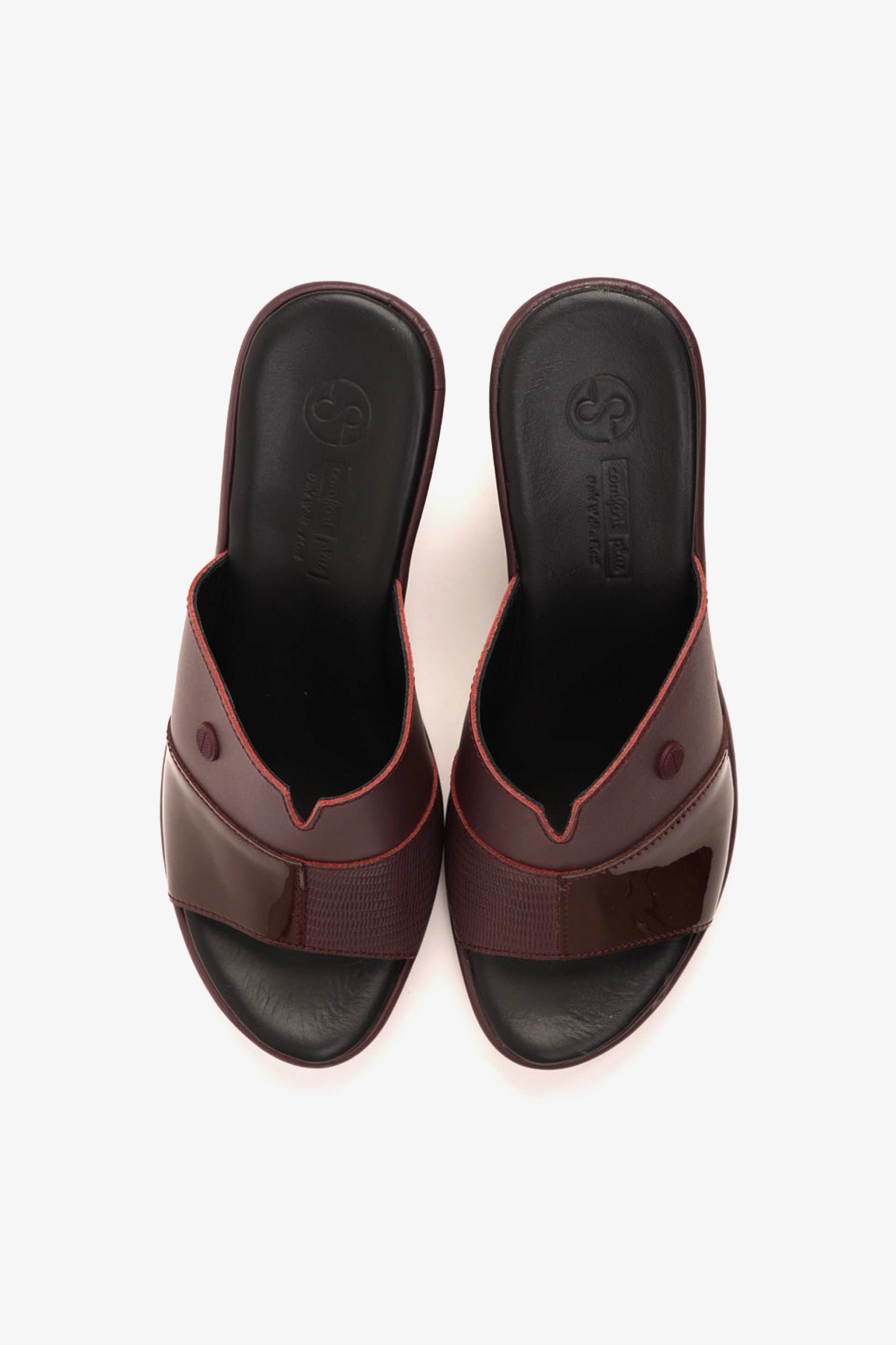 COMFORT PLUS LADIES SANDALS - 9111 MAROON - Seventy7