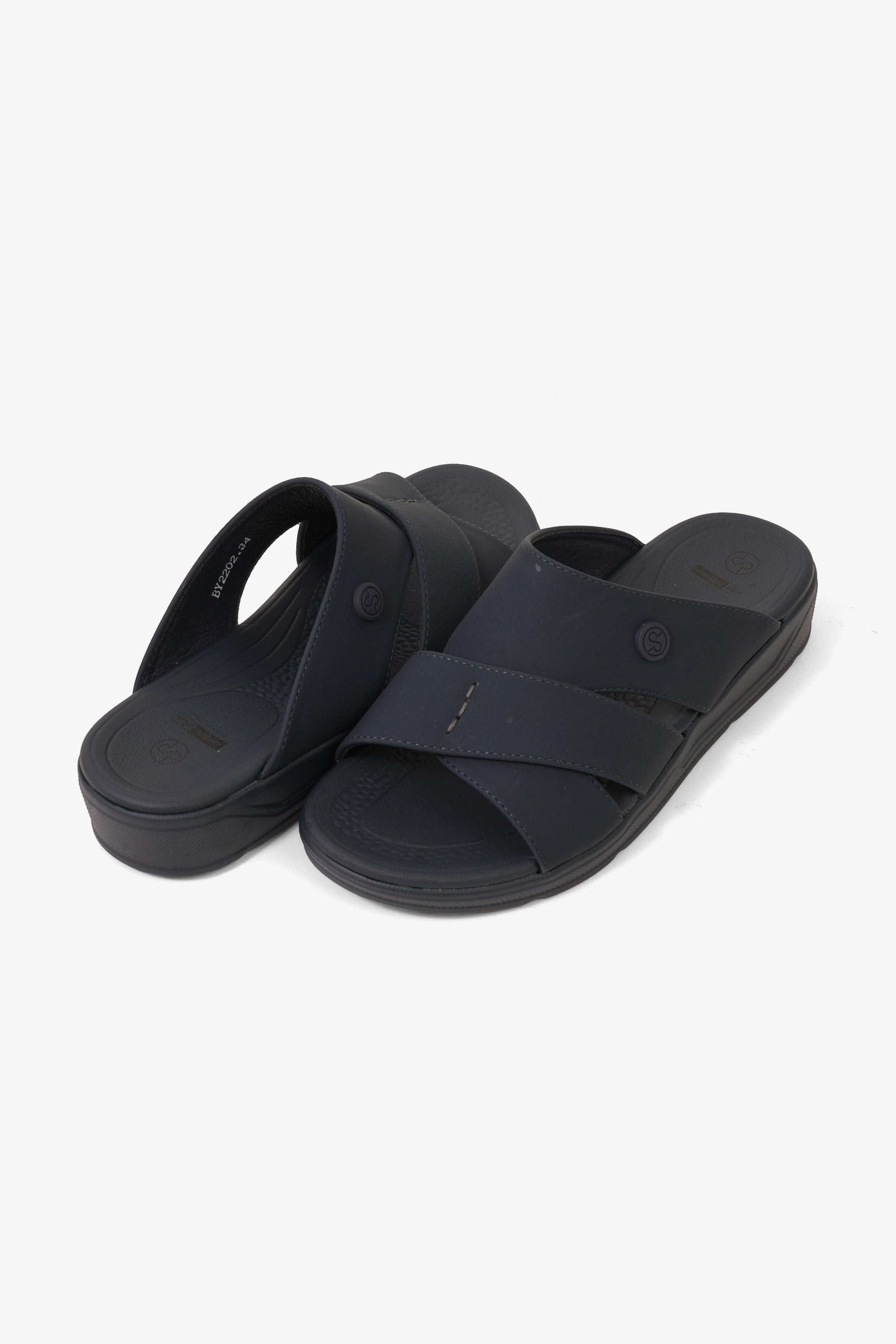 COMFORT PLUS BOYS COMFORT ARABIC SANDALS NAVY - Seventy7