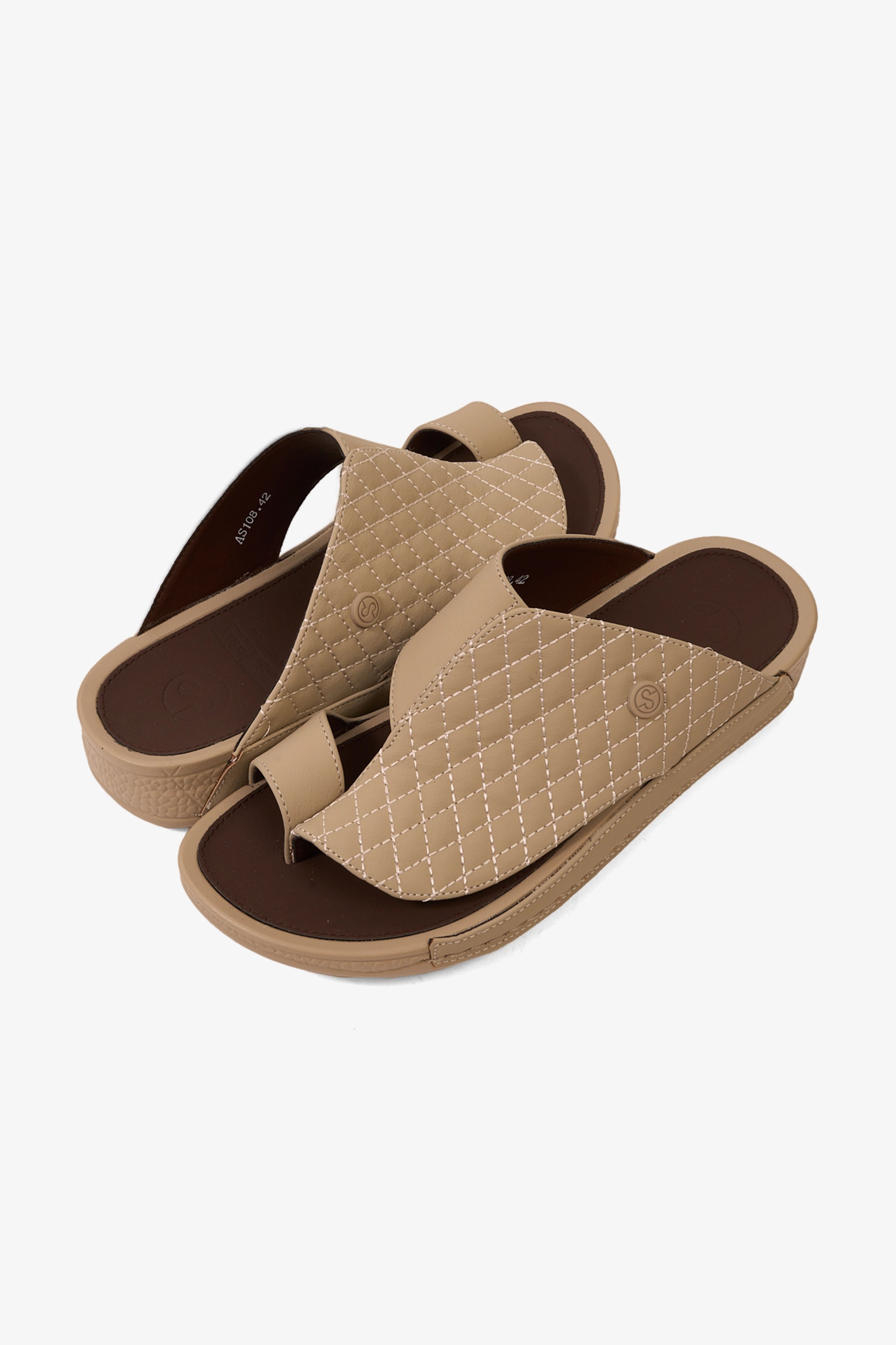 COMFORT PLUS PRIME MOTION ARABIC SANDALS BEIGE - Seventy7