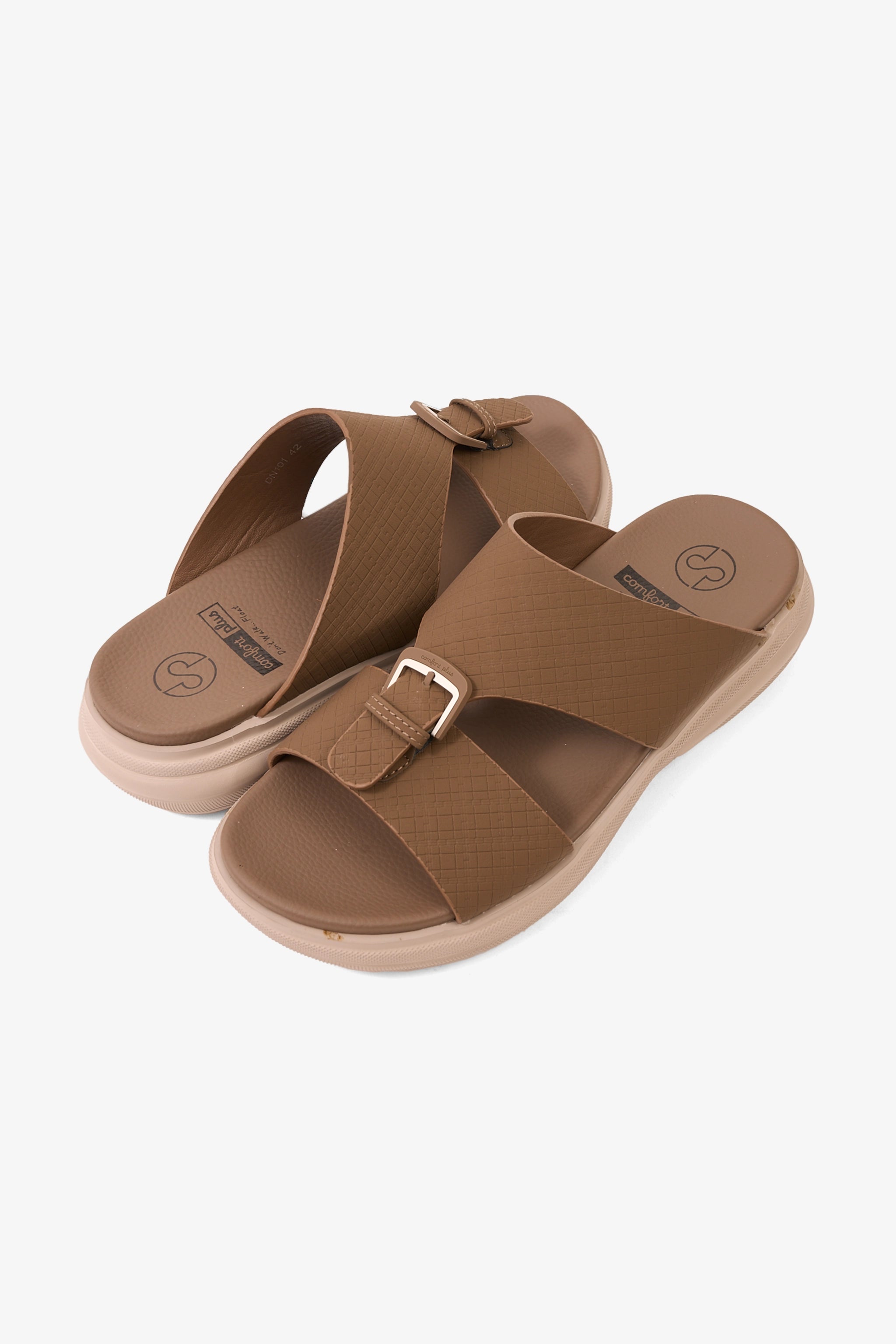 COMFORT PLUS PURE MOTION ARABIC SANDALS BROWN - Seventy7