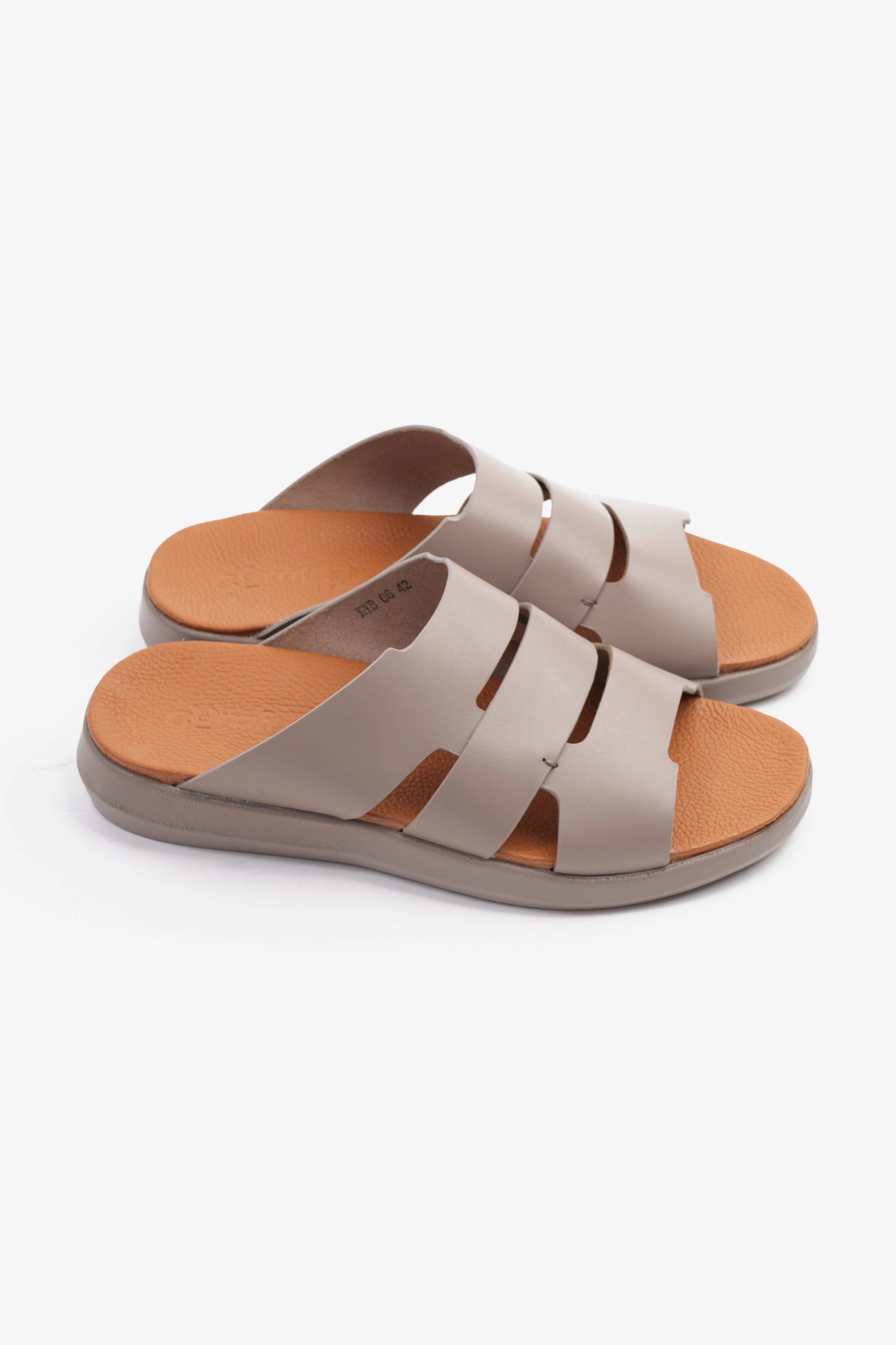 COMFORT PLUS MEN'S 2.2MM SANDALS STONE - Seventy7