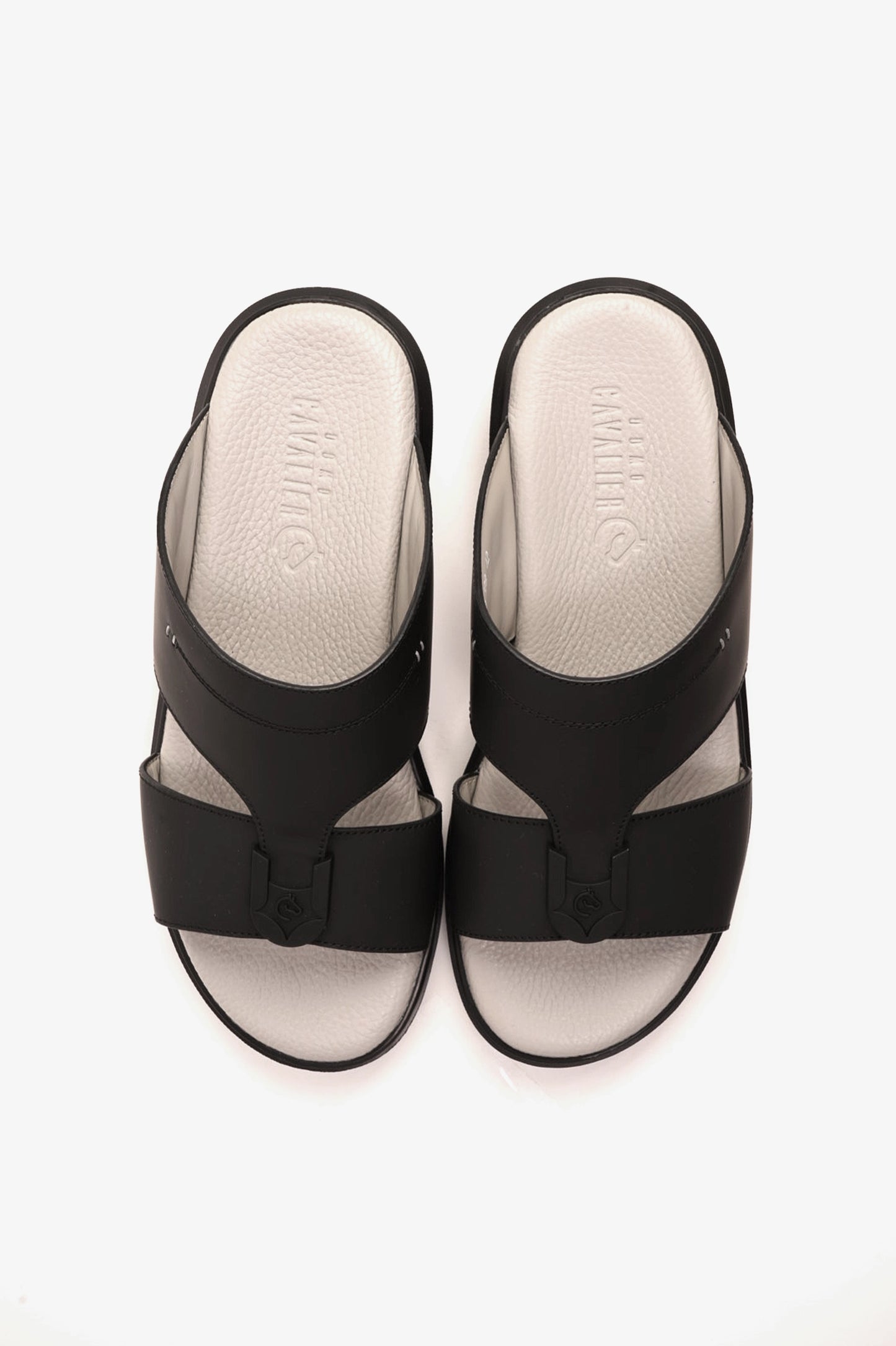 UOMO CAVALIER MENS SANDALS  -  ALP 128 BLACK - Seventy7